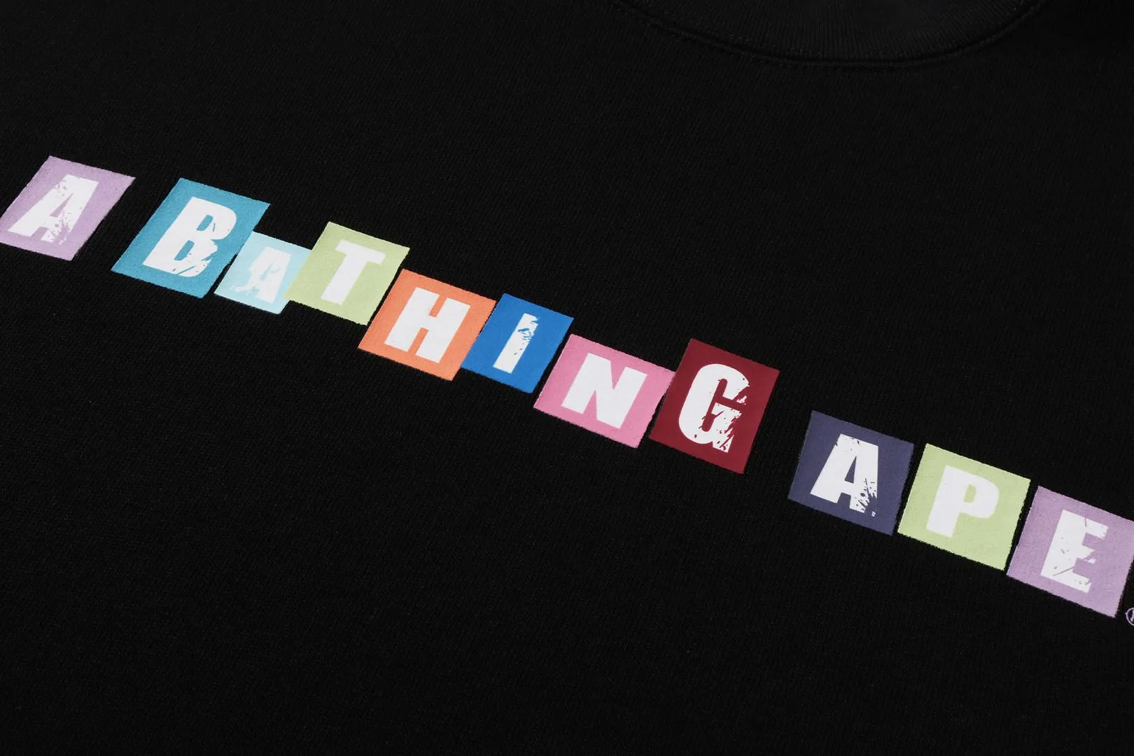 BATHING APE LOGO RELAXED FIT CREWNECK SWEATSHIRT sold by Bape product image thumbnail 3