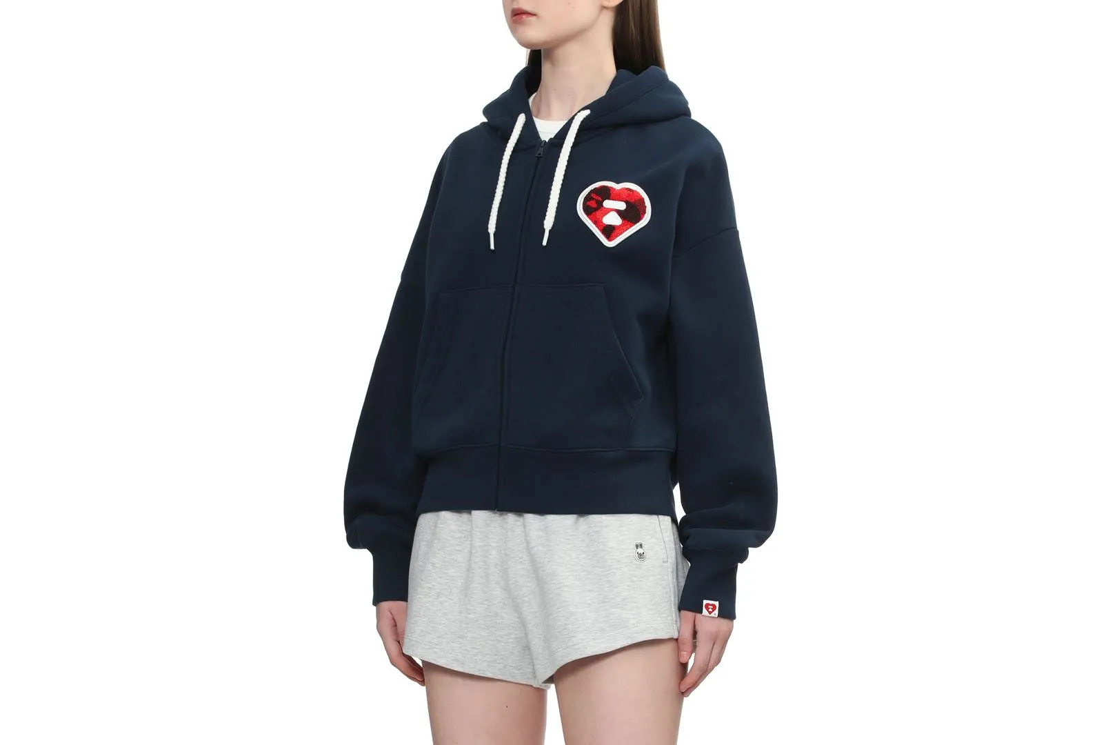 CAMO CHENILLE EMBROIDERY BADGE HOODED ZIP UP sold by Bape product image thumbnail 3