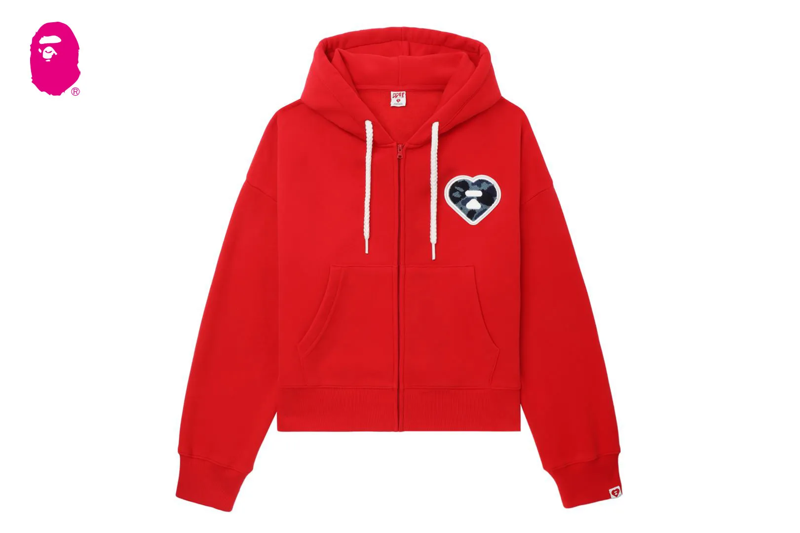 CAMO CHENILLE EMBROIDERY BADGE HOODED ZIP UP sold by Bape product image thumbnail 4