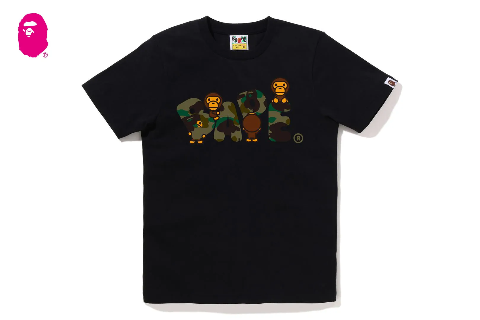 1ST CAMO MILO BAPE LOGO TEE sold by Bape product image thumbnail 5