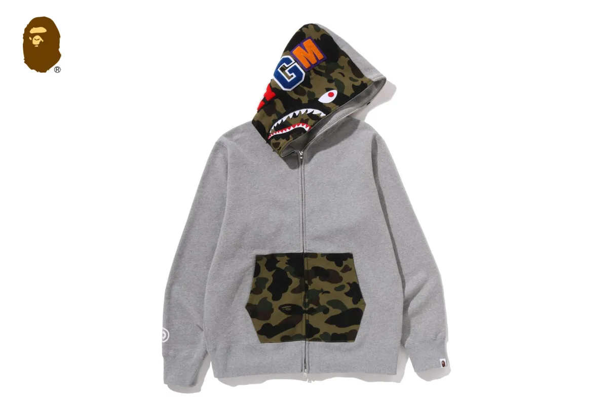 SHARK FULL ZIP HOODIE sold by Bape