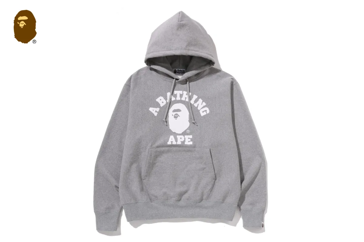 CLASSIC COLLEGE PULLOVER HOODIE made by Bape