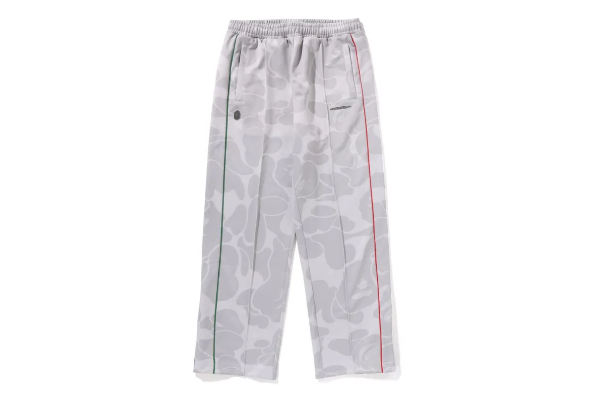 【 BAPE X PAGANI 】SOLID CAMO LOGO RELAXED FIT TRACK PANTS sold by Bape
