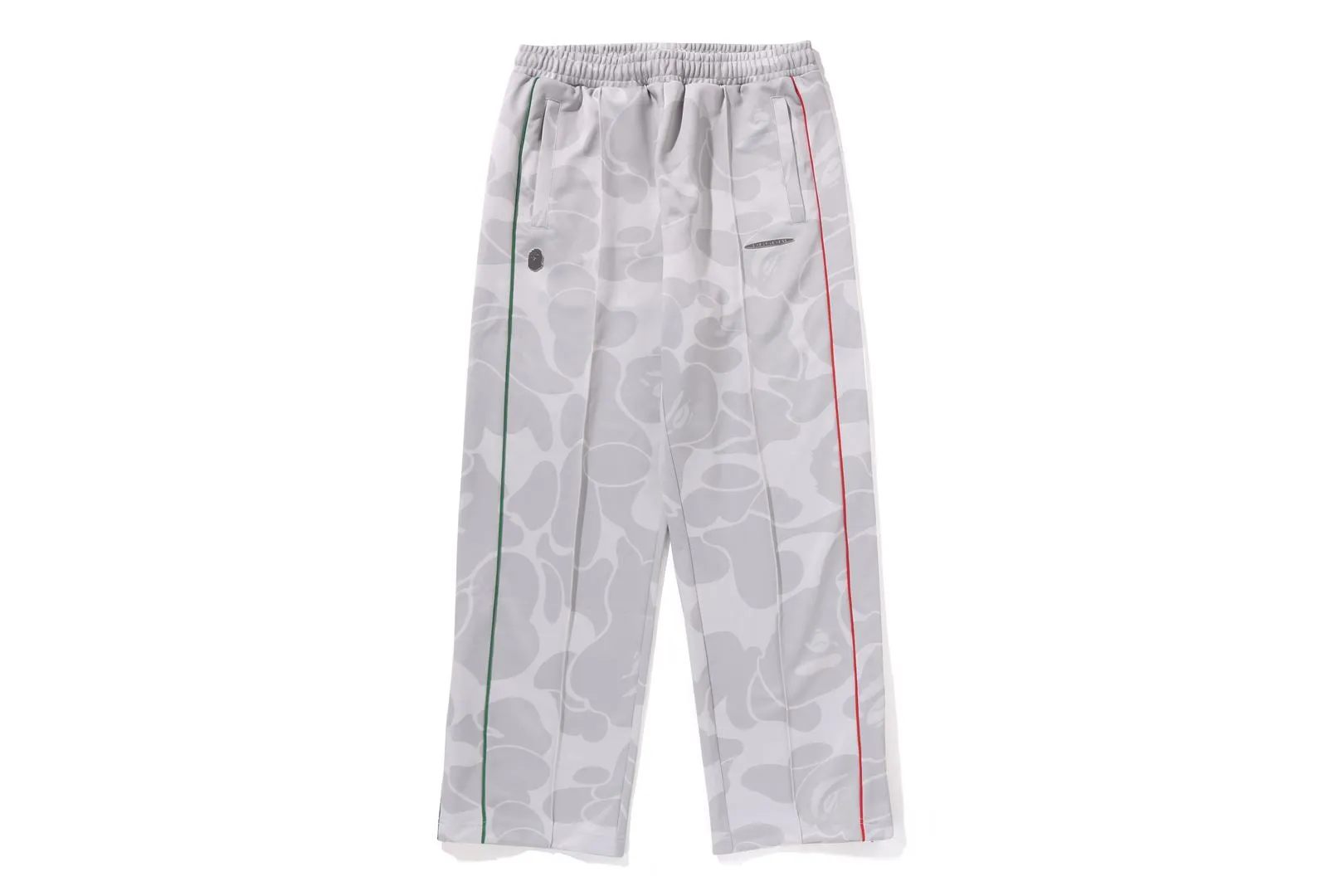 【 BAPE X PAGANI 】SOLID CAMO LOGO RELAXED FIT TRACK PANTS sold by Bape