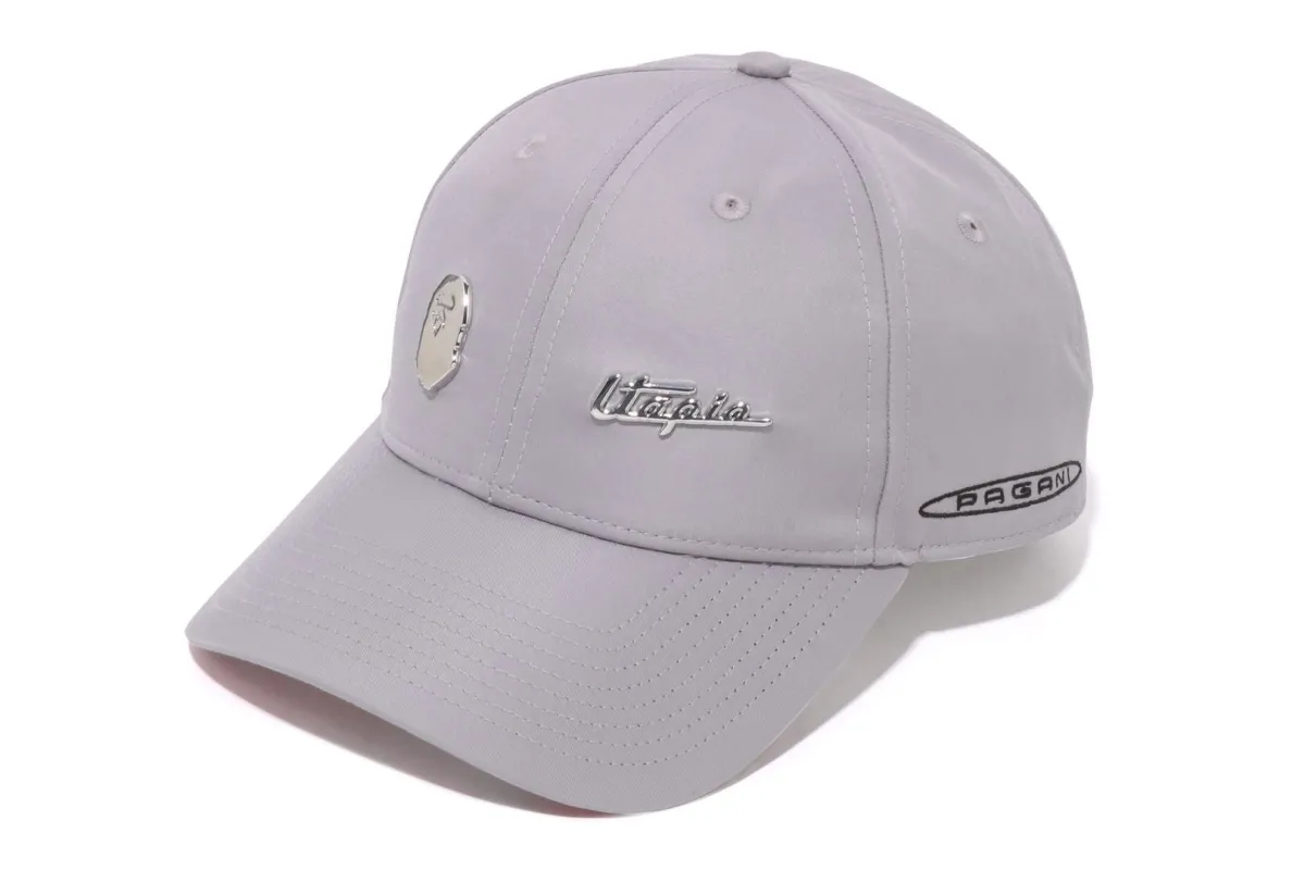 【 BAPE X PAGANI 】LOGO NYLON CAP made by Bape
