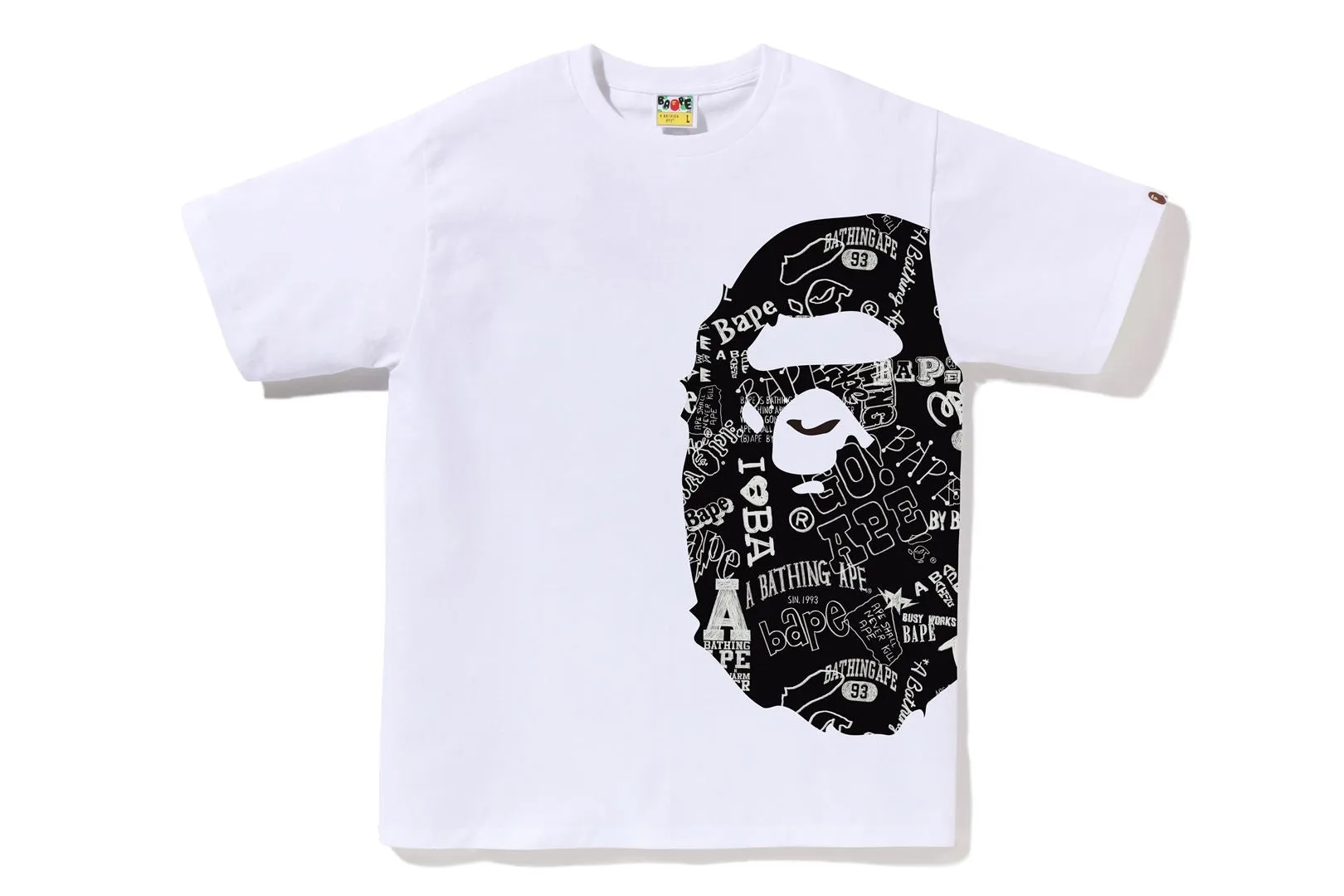 HAND DRAW PATTERN SIDE BIG APE HEAD TEE sold by Bape product image thumbnail 3
