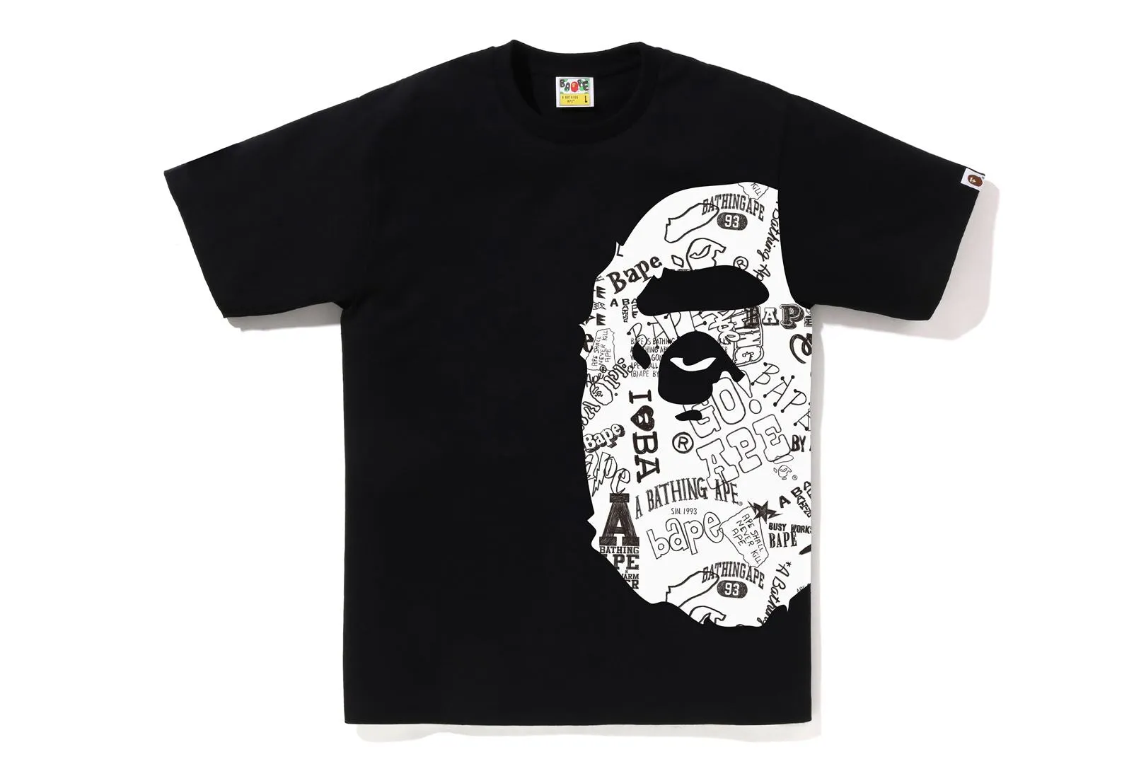 HAND DRAW PATTERN SIDE BIG APE HEAD TEE sold by Bape product image thumbnail 5