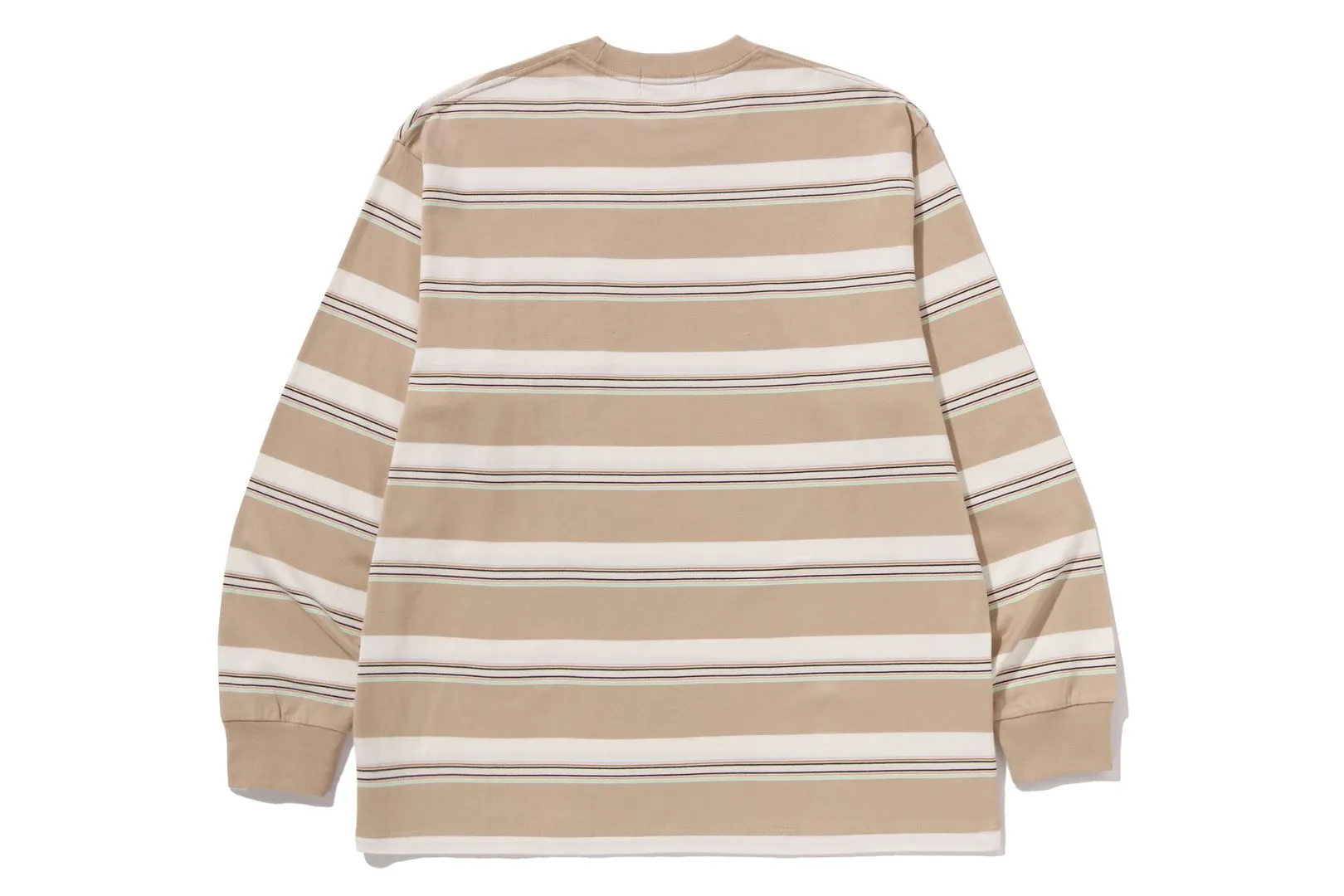 STRIPE ONE POINT RELAXED FIT POCKET LS TEE sold by Bape product image thumbnail 2