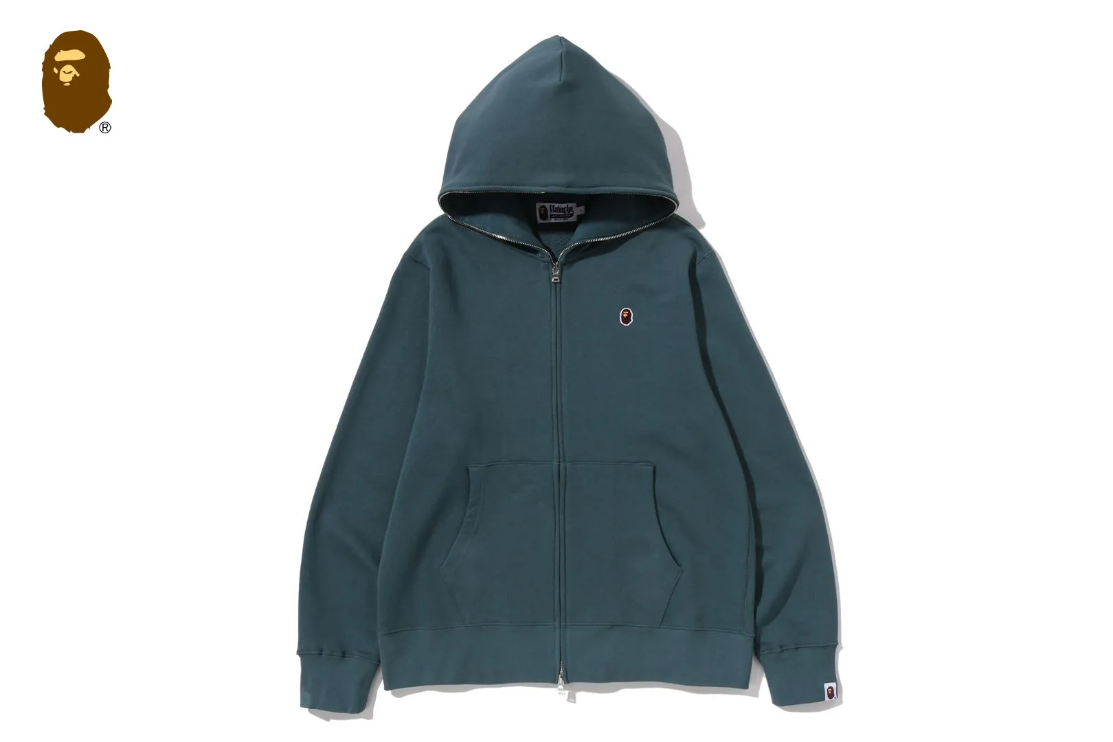 ONE POINT REGULAR FIT FULL ZIP HOODIE sold by Bape