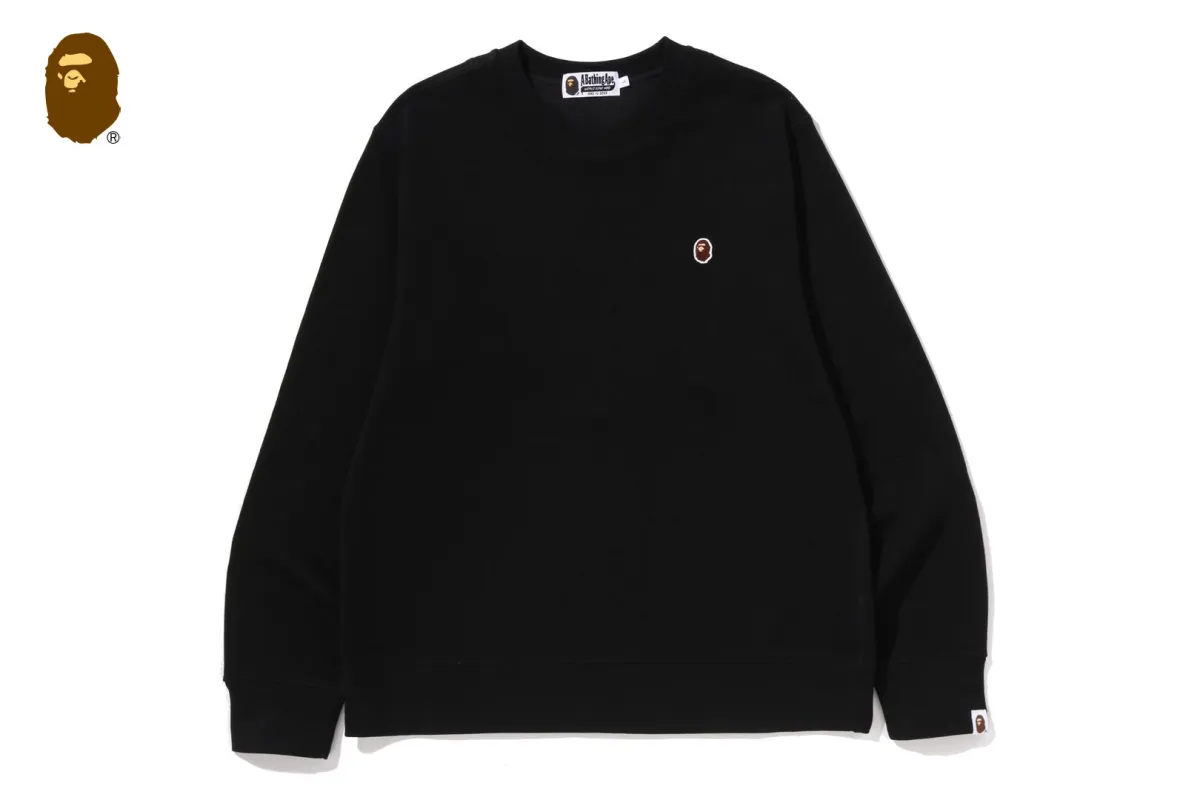 ONE POINT REGULAR FIT CREWNECK SWEATSHIRT sold by Bape