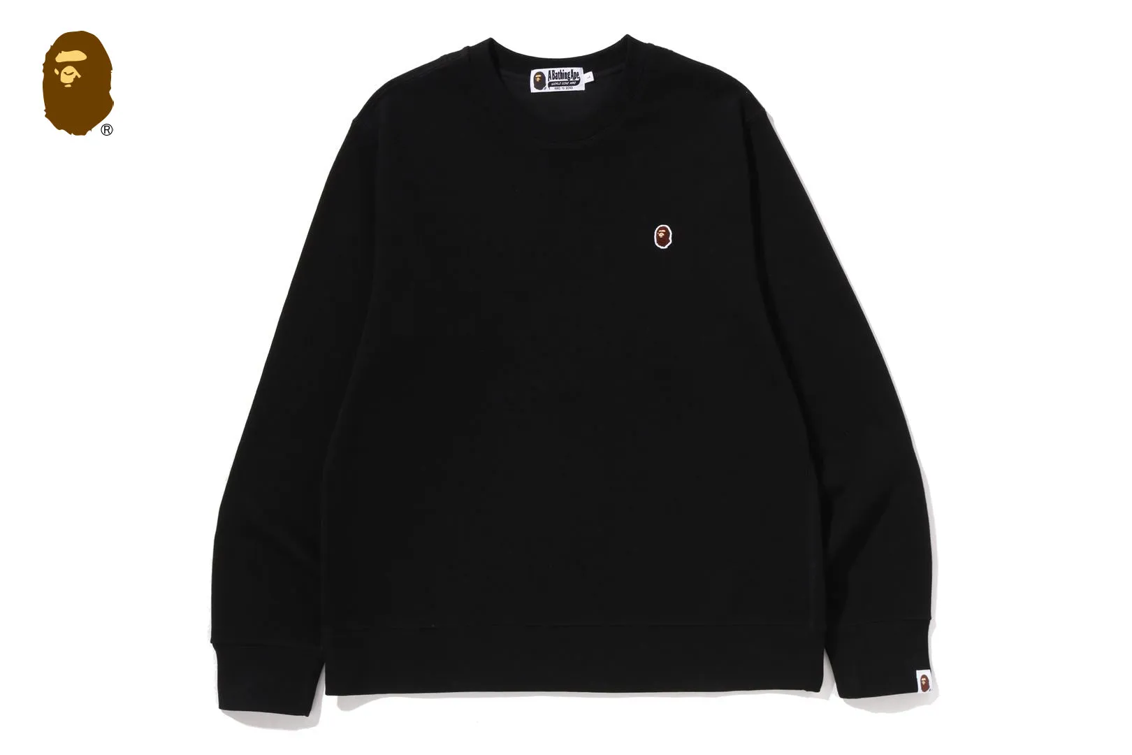 ONE POINT REGULAR FIT CREWNECK SWEATSHIRT sold by Bape