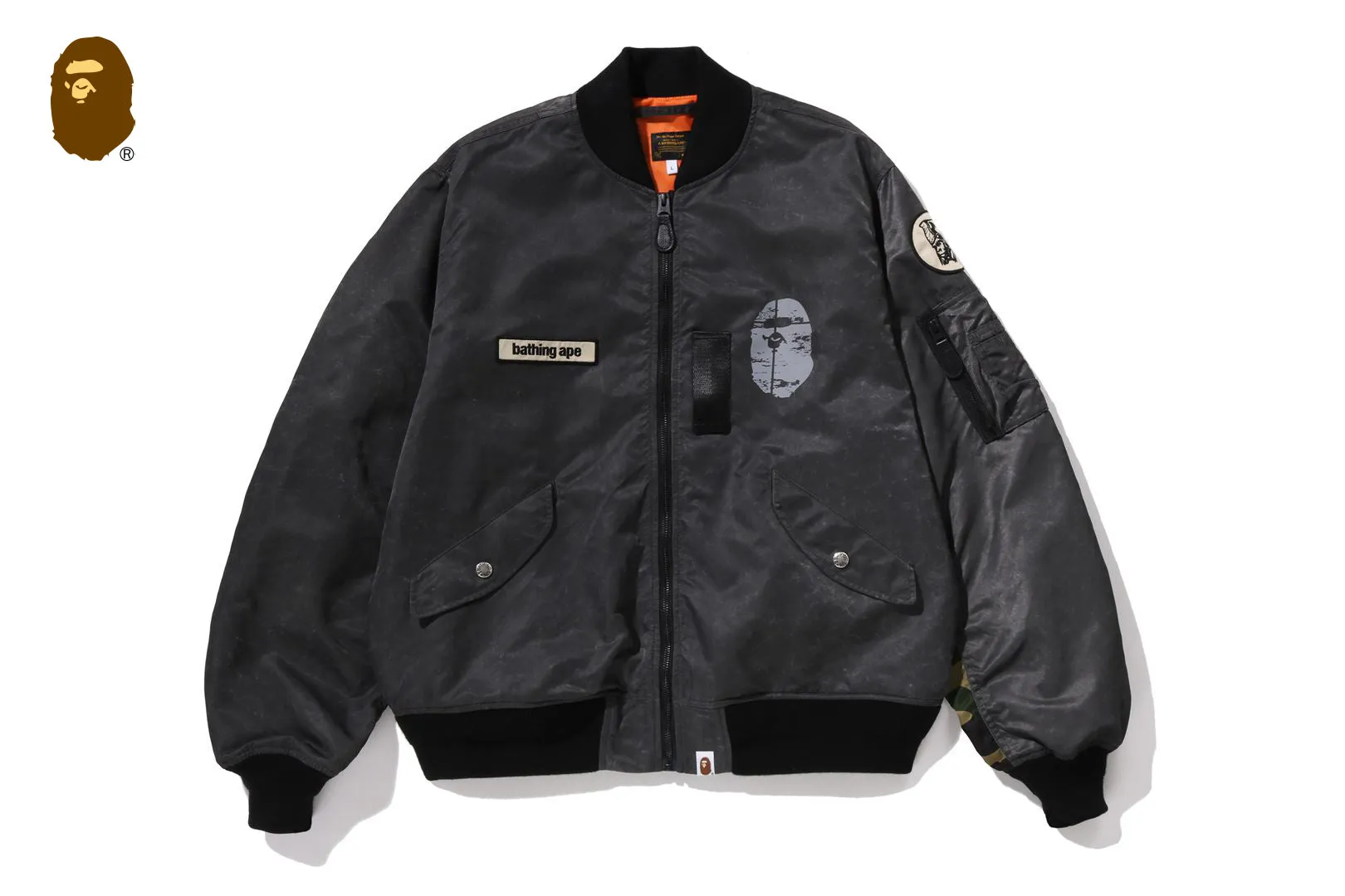 MULTI PATCH BOMBER JACKET sold by Bape