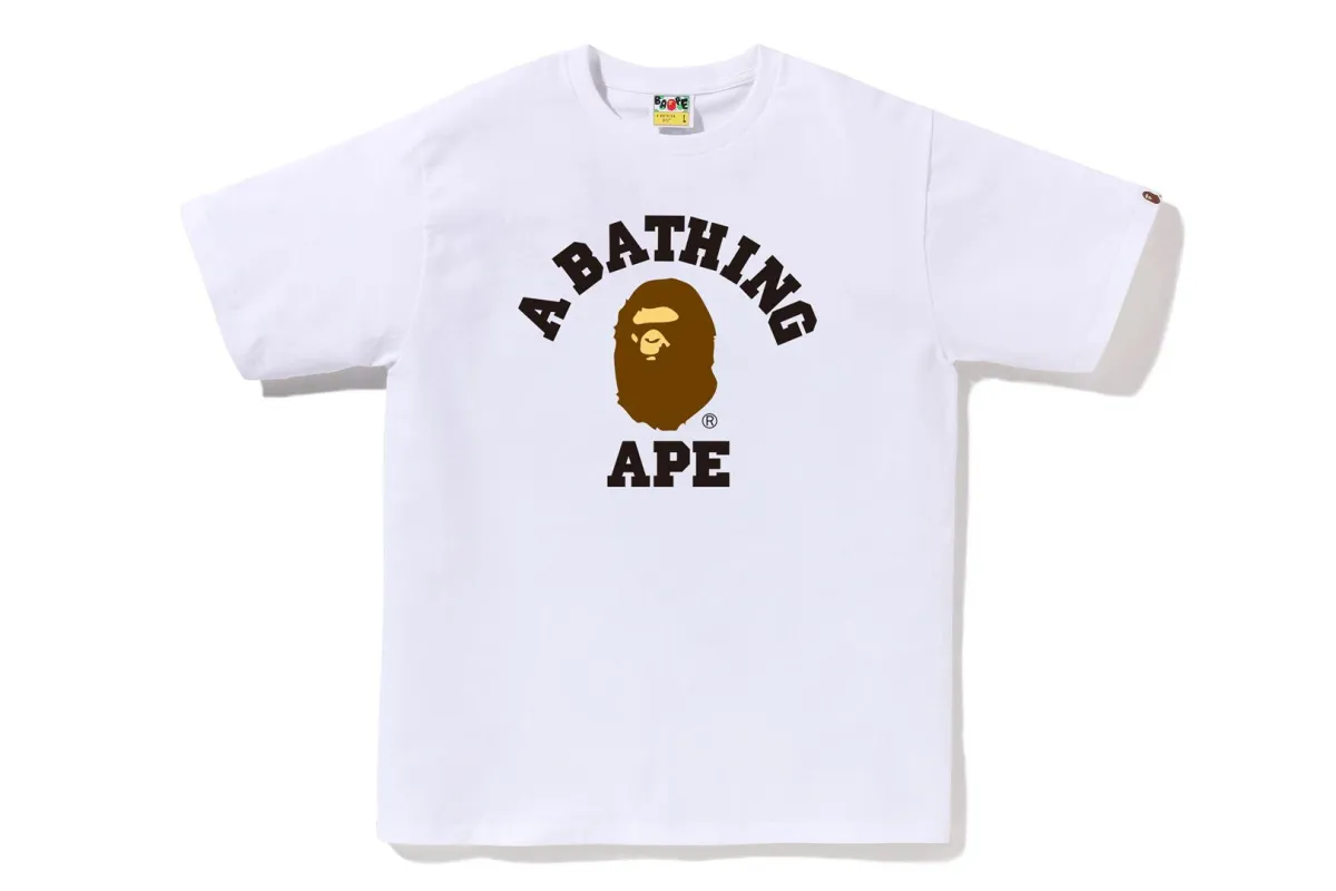 COLLEGE TEE made by Bape