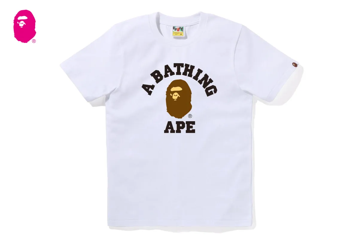 COLLEGE TEE made by Bape