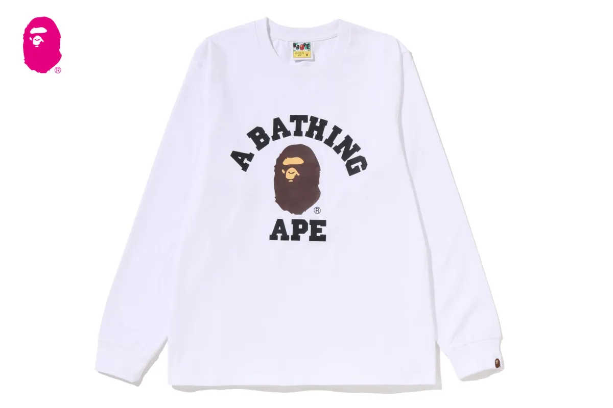 COLLEGE LS TEE made by Bape