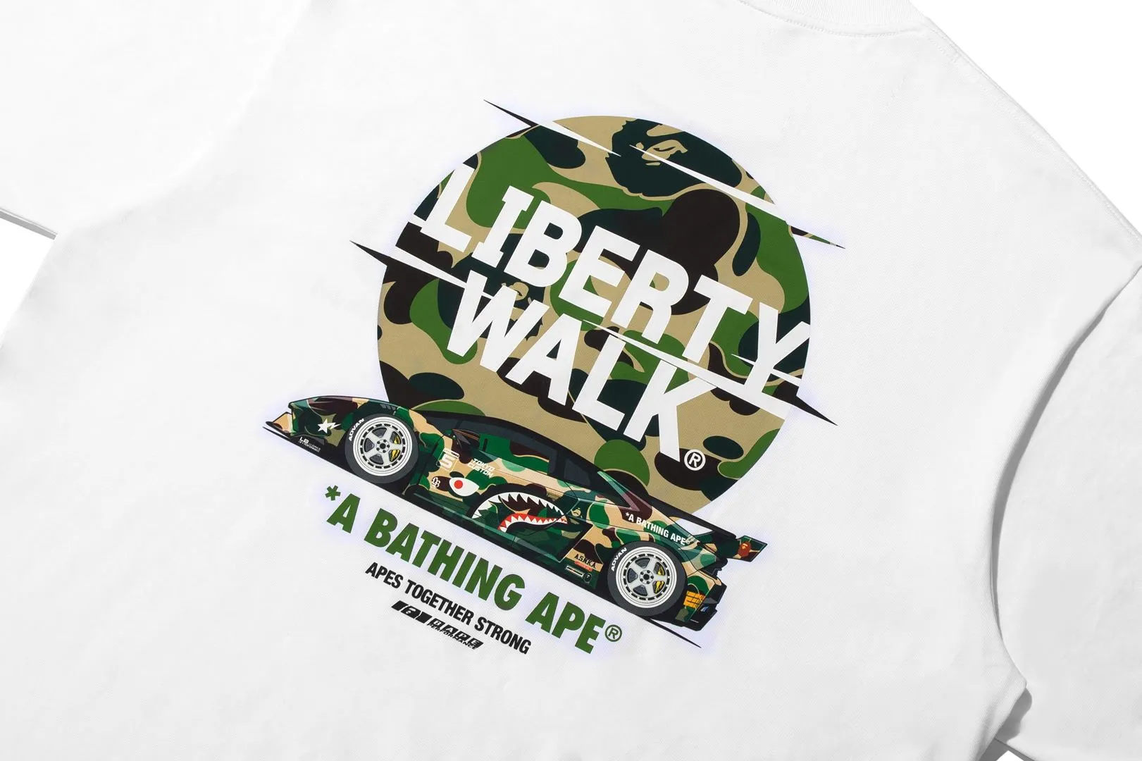 【 BAPE X LIBERTY WALK 】ABC CAMO LOGO RELAXED FIT TEE sold by Bape product image thumbnail 4