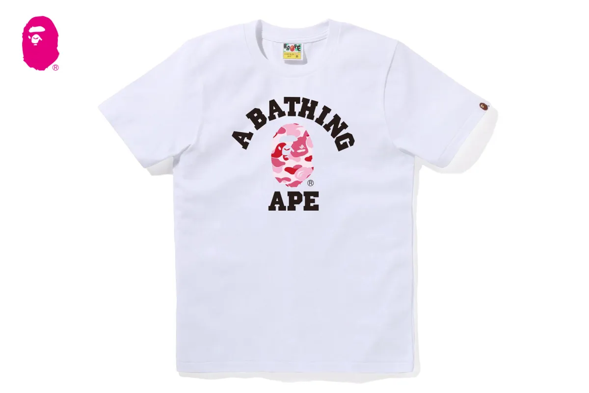 ABC CAMO COLLEGE TEE made by Bape
