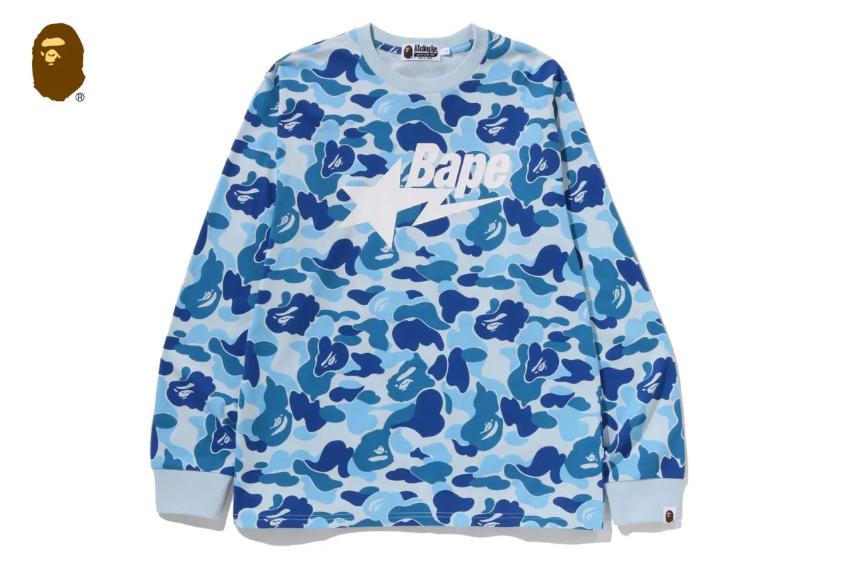ABC CAMO BAPE STA LS TEE sold by Bape