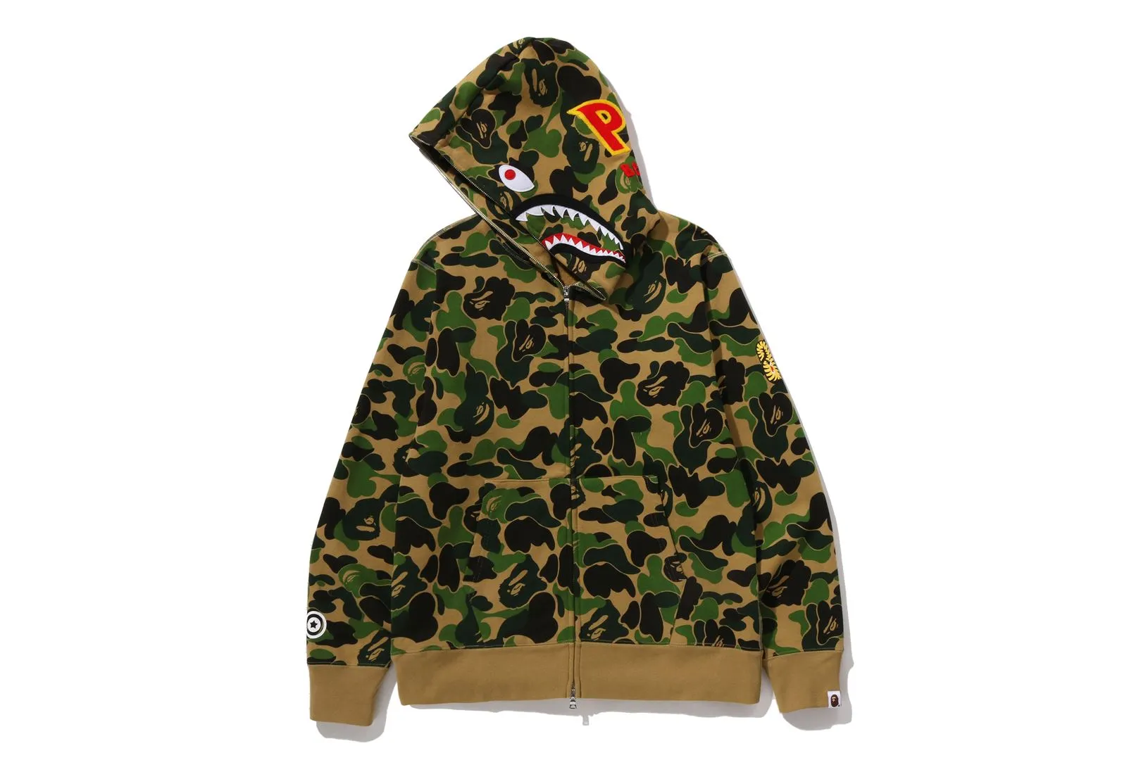 ABC CAMO 2ND SHARK FULL ZIP HOODIE sold by Bape product image thumbnail 2