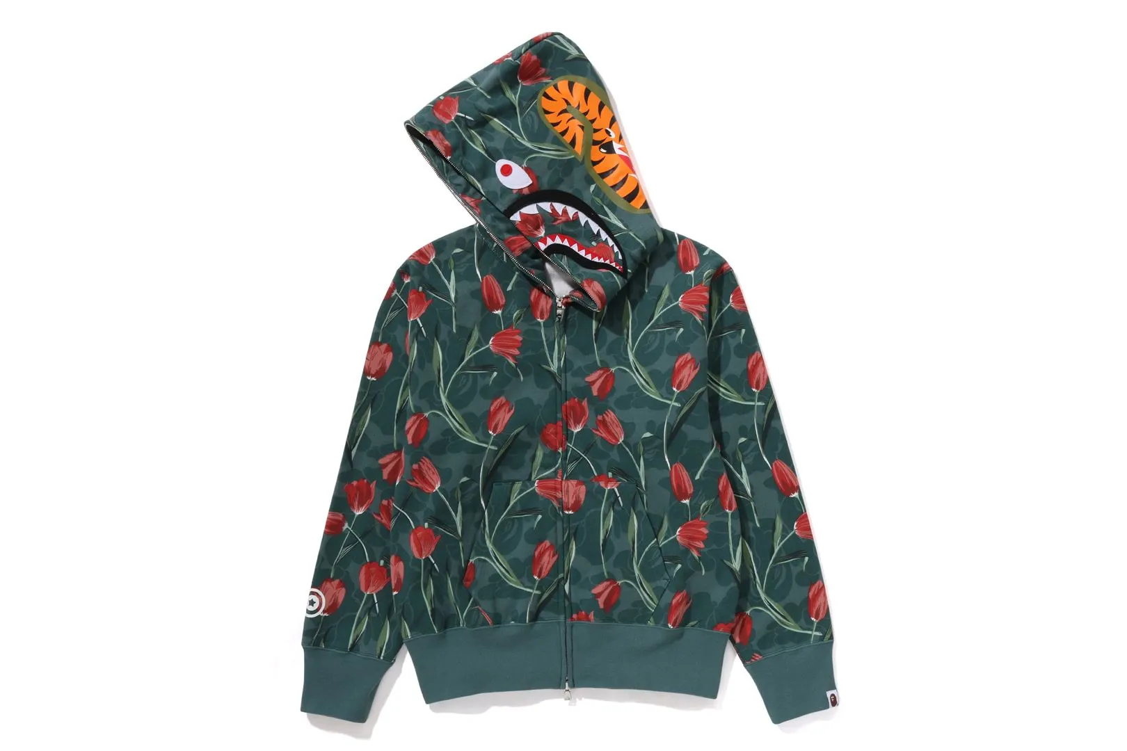 TULIP CAMO SHARK FULL ZIP HOODIE sold by Bape product image thumbnail 5