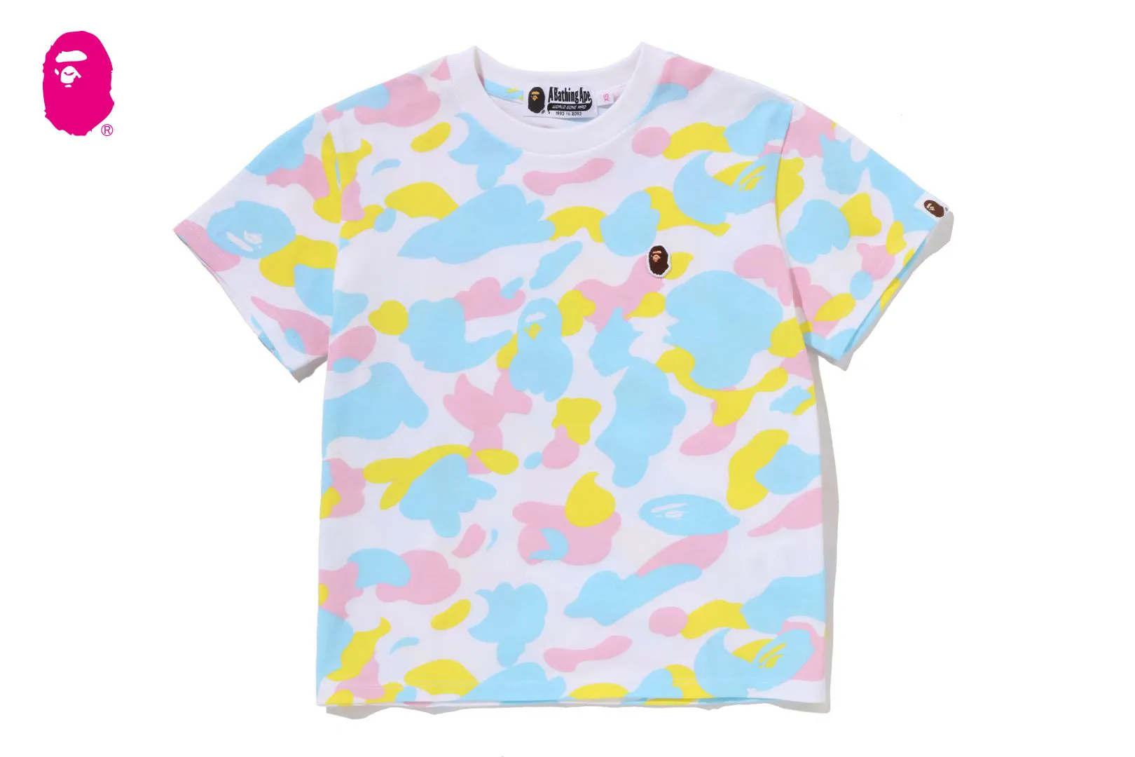 NEW MULTI CAMO ONE POINT MINI TEE sold by Bape product image thumbnail 4