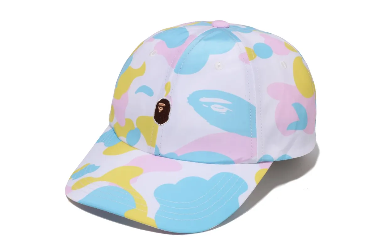 MULTI CAMO ONE POINT PANEL CAP sold by Bape