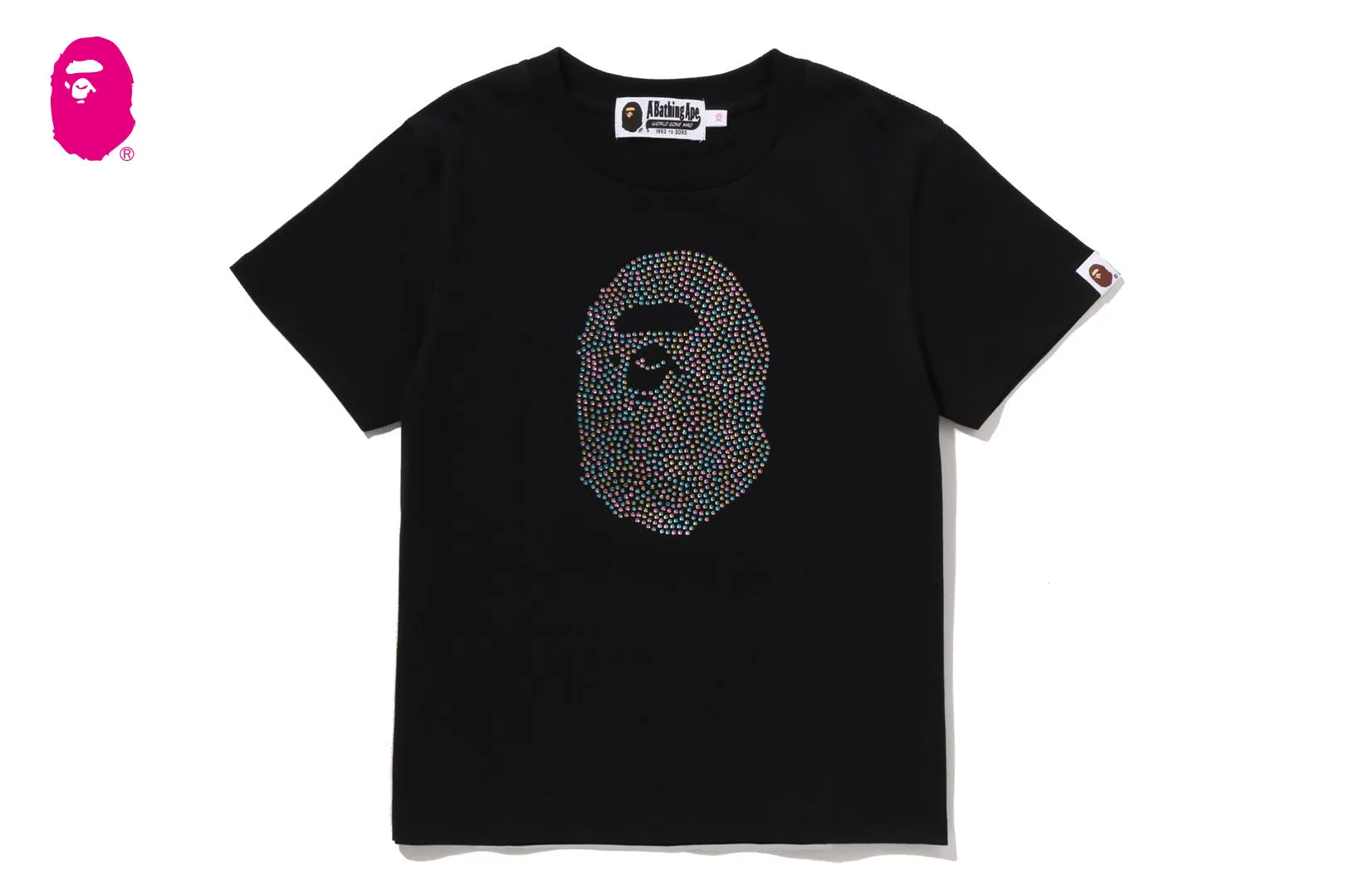 APE HEAD CRYSTAL STONE MINI TEE sold by Bape product image thumbnail 4
