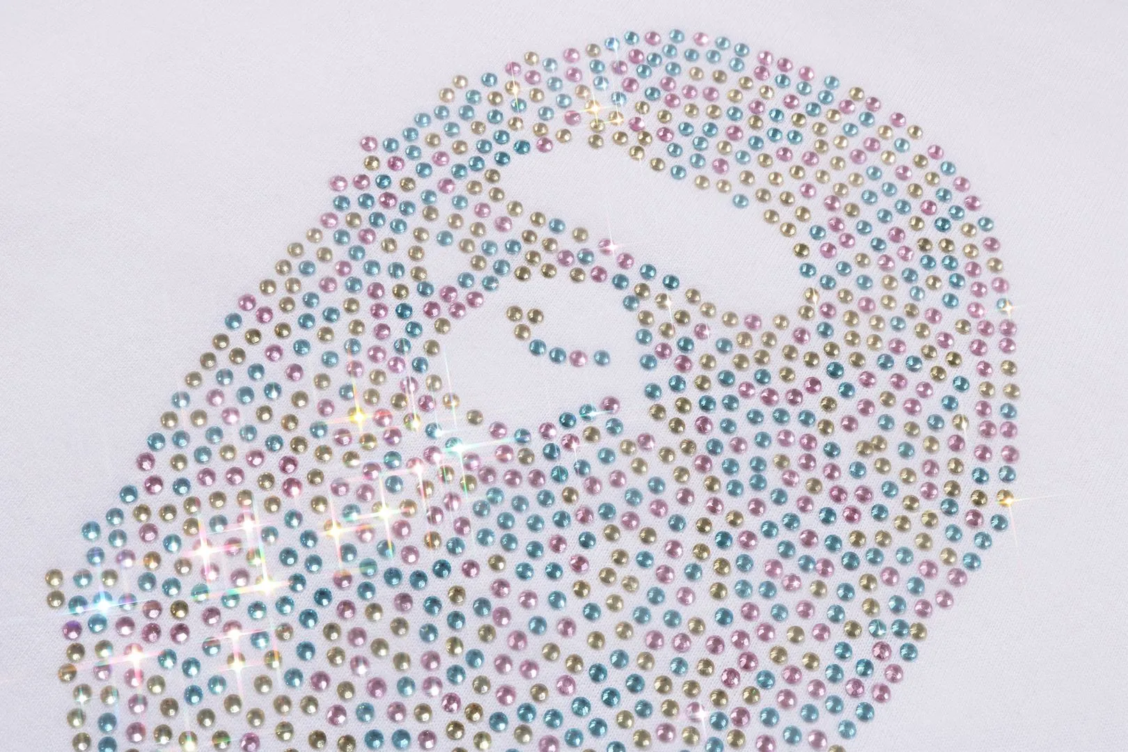 APE HEAD CRYSTAL STONE MINI TEE sold by Bape product image thumbnail 3