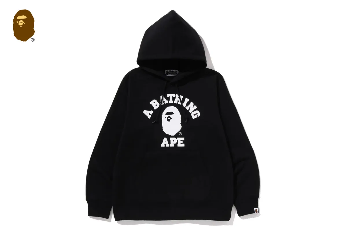COLLEGE PULLOVER HOODIE made by Bape