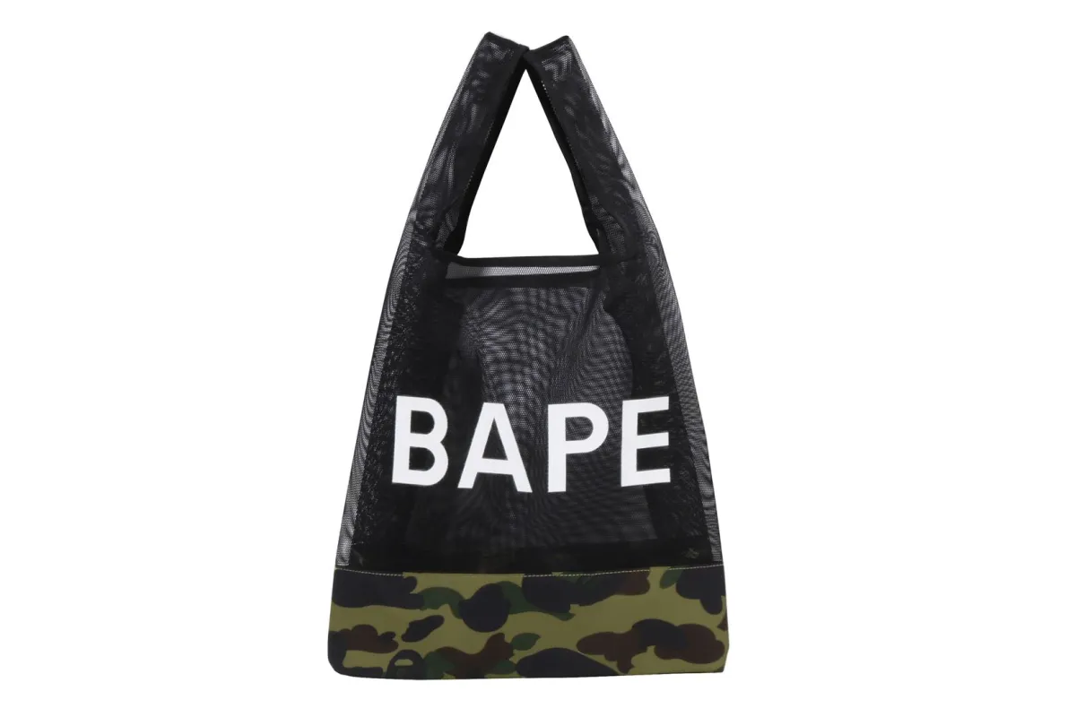 1ST CAMO MESH BAG sold by Bape