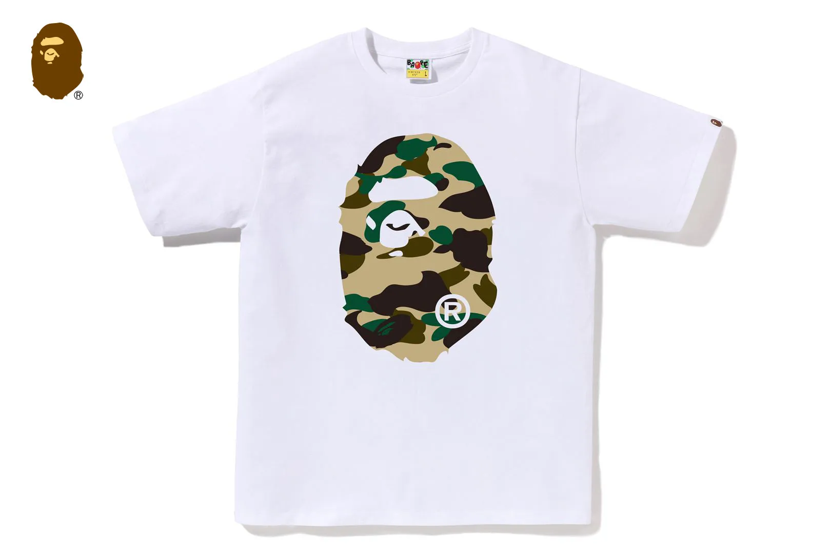 1ST CAMO BIG APE HEAD TEE sold by Bape product image thumbnail 3
