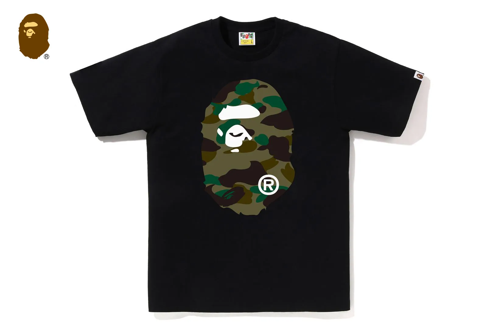 1ST CAMO BIG APE HEAD TEE sold by Bape product image thumbnail 5