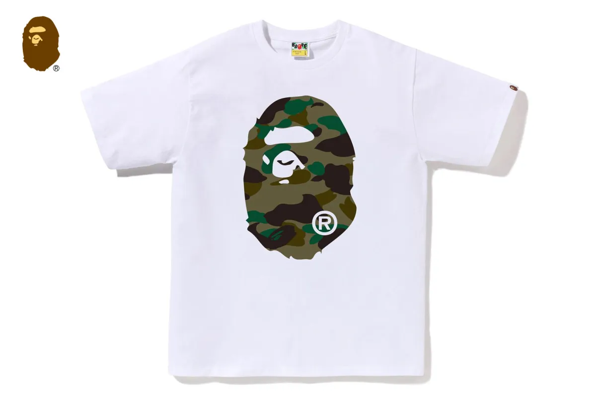 1ST CAMO BIG APE HEAD TEE made by Bape