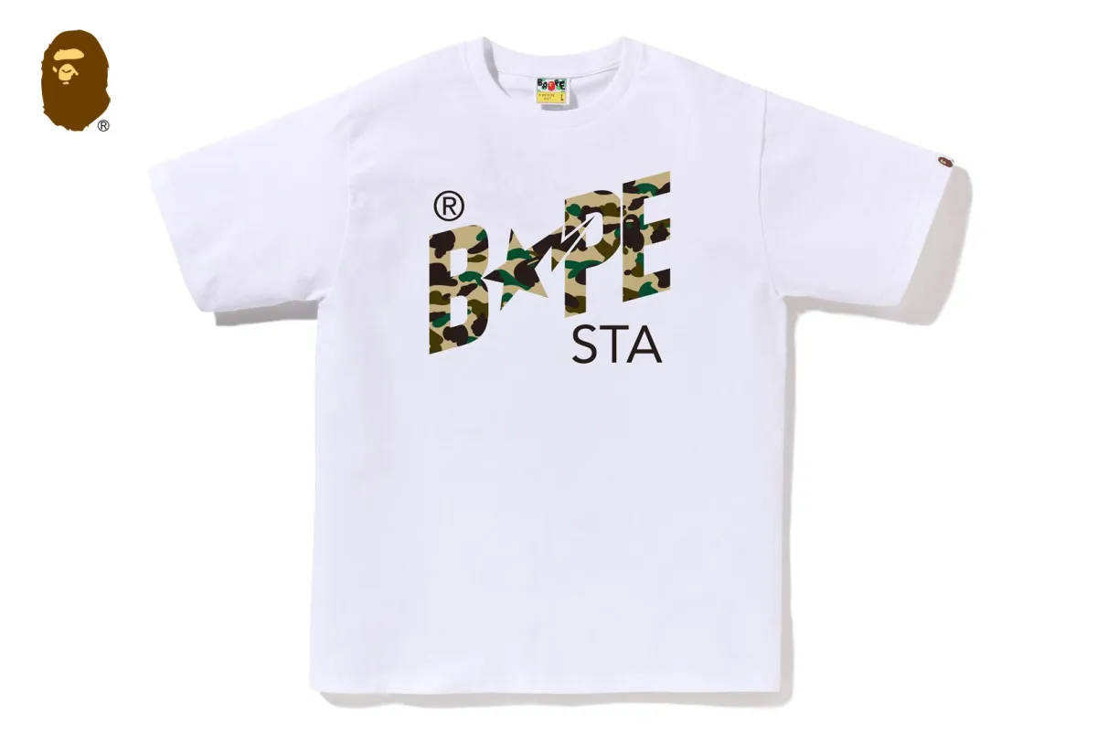 1ST CAMO BAPE STA TEE sold by Bape