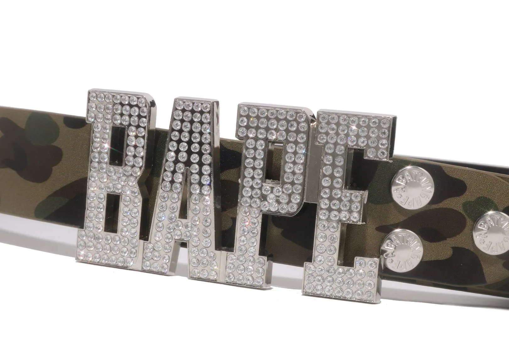 1ST CAMO BAPE LEATHER BELT sold by Bape product image thumbnail 3