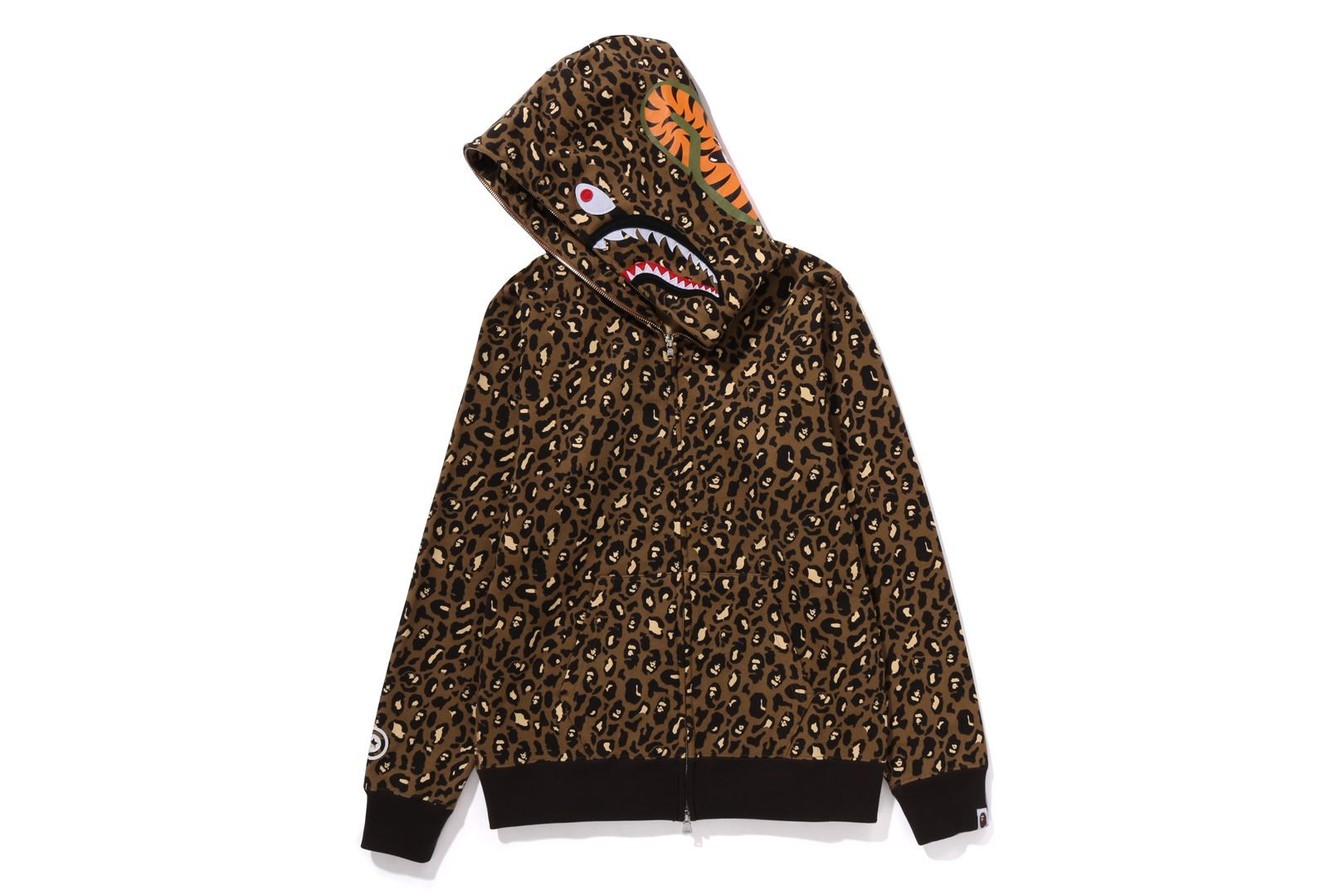 BAPE LEOPARD SHARK FULL ZIP HOODIE sold by Bape product image thumbnail 2