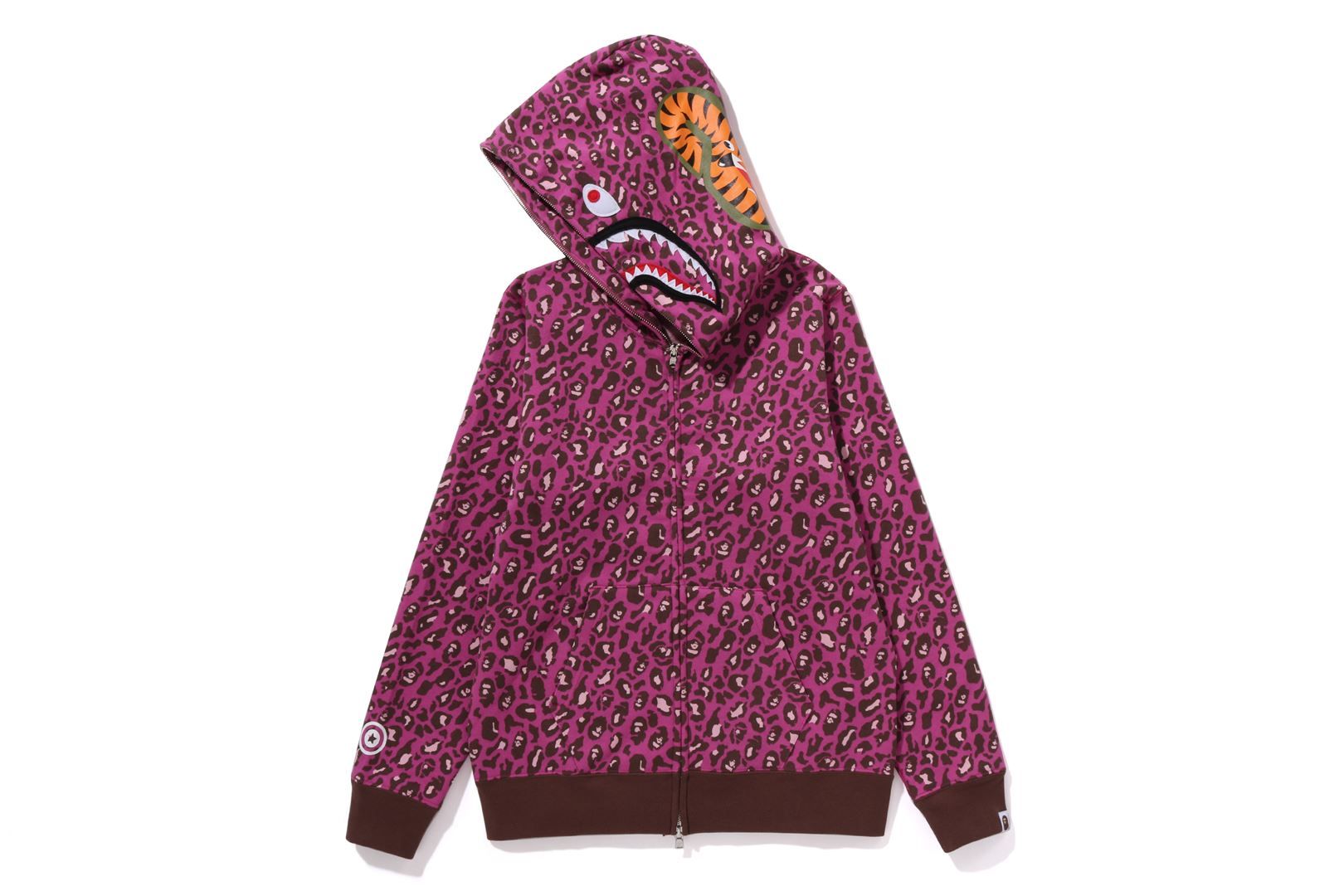 BAPE LEOPARD SHARK FULL ZIP HOODIE sold by Bape product image thumbnail 4