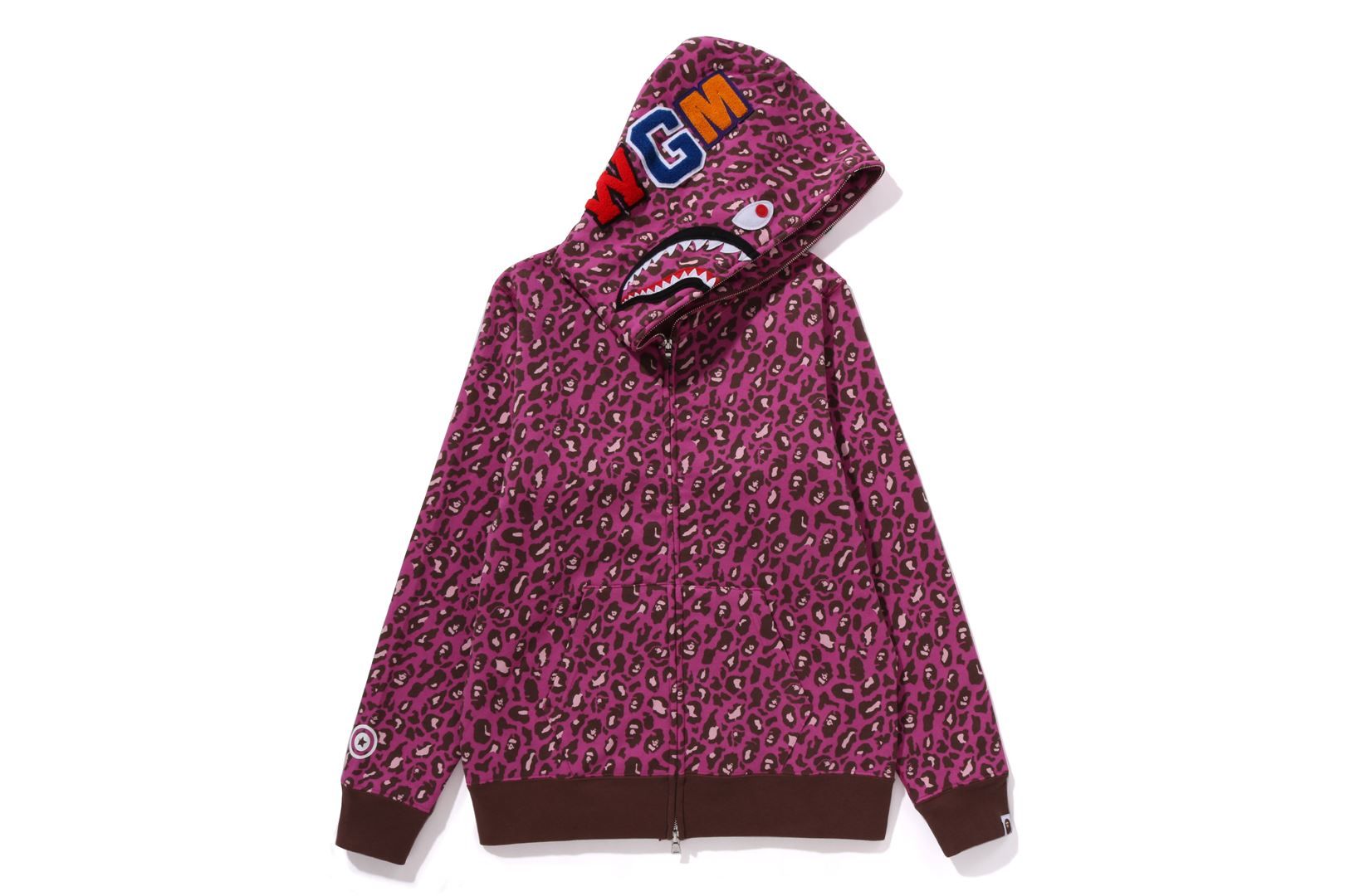 BAPE LEOPARD SHARK FULL ZIP HOODIE sold by Bape product image thumbnail 3