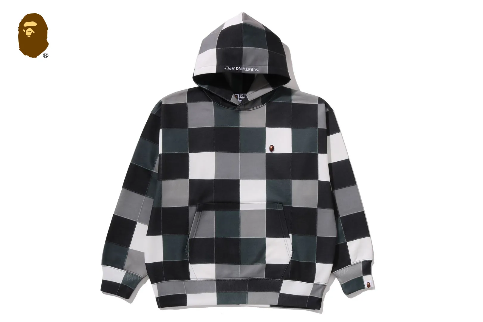 MULTI COLOR PATCHWORK PULLOVER HOODIE sold by Bape product image thumbnail 5