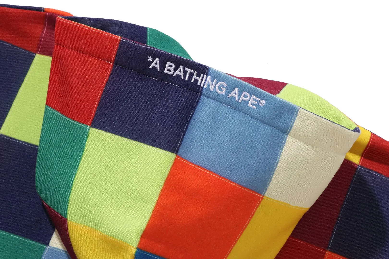 MULTI COLOR PATCHWORK PULLOVER HOODIE sold by Bape product image thumbnail 4
