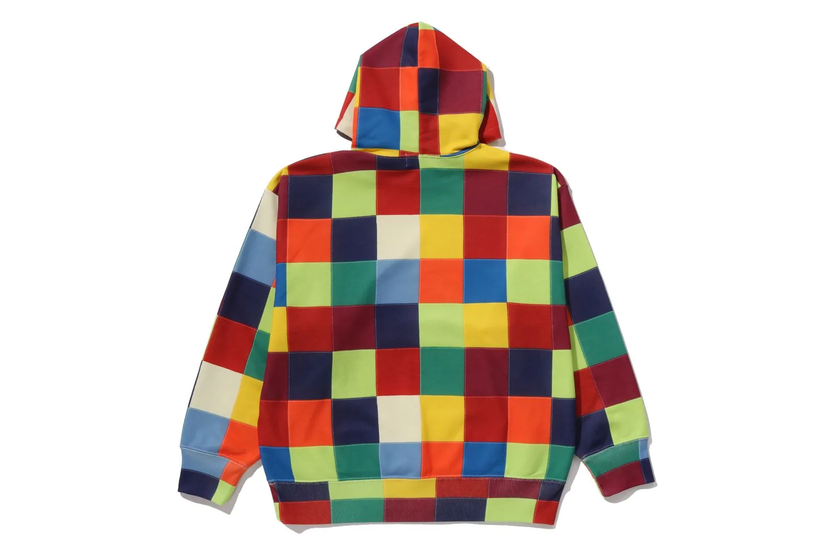 MULTI COLOR PATCHWORK PULLOVER HOODIE sold by Bape product image thumbnail 2