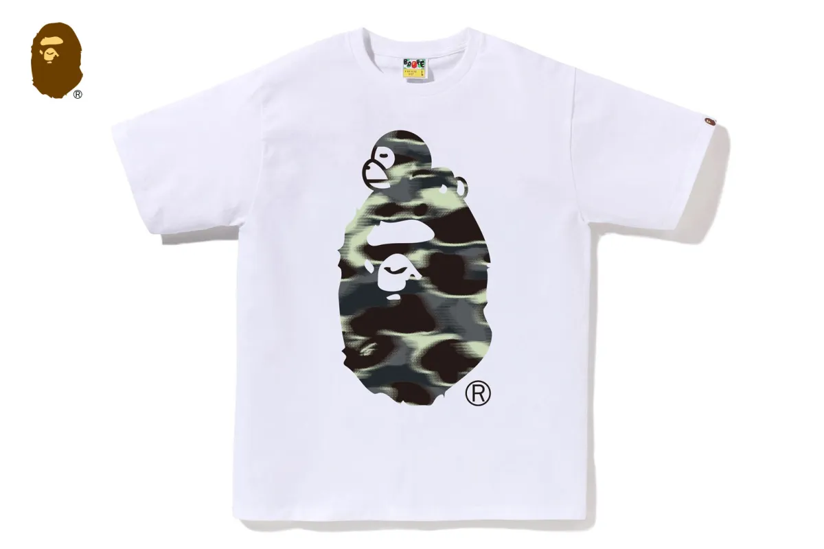 SCREEN CAMO MILO ON BIG APE TEE made by Bape
