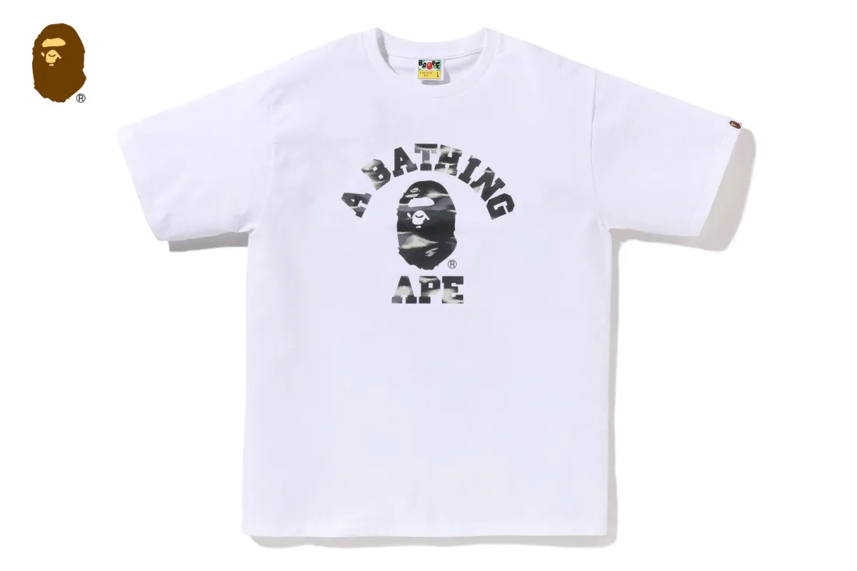 SCREEN CAMO COLLEGE TEE sold by Bape