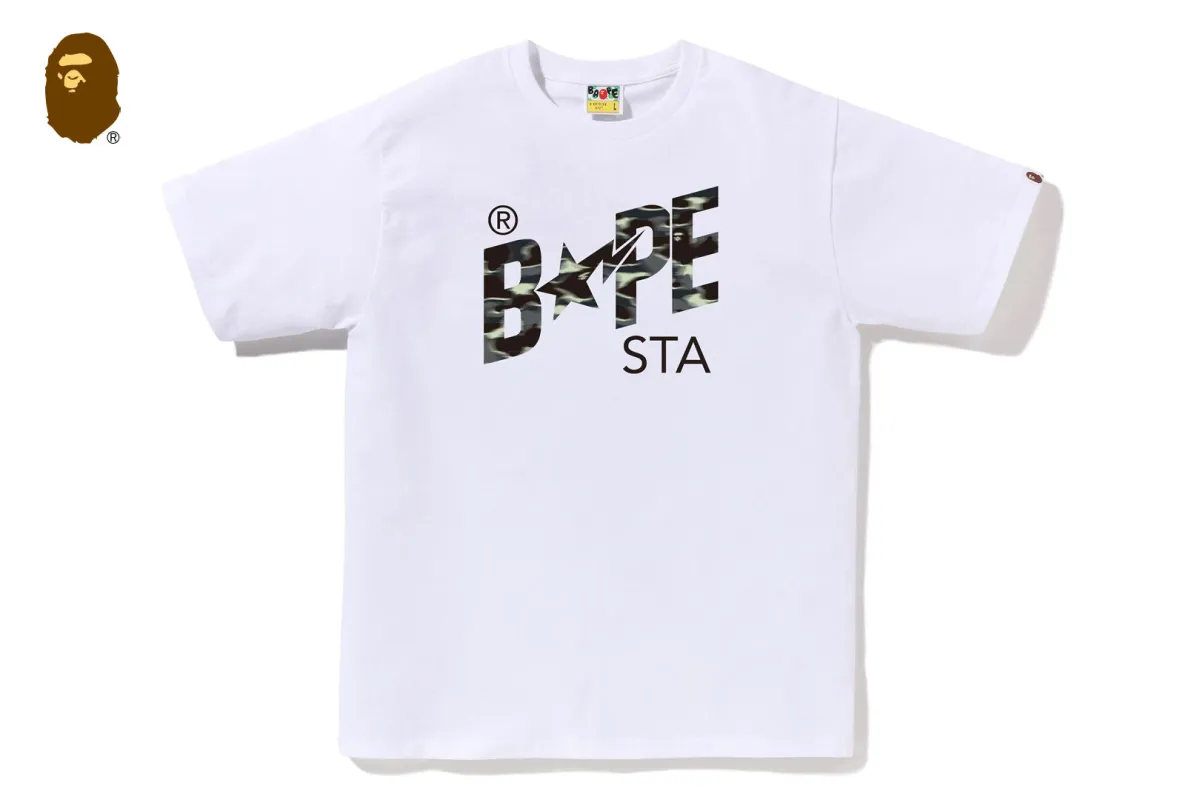 SCREEN CAMO BAPE STA TEE sold by Bape
