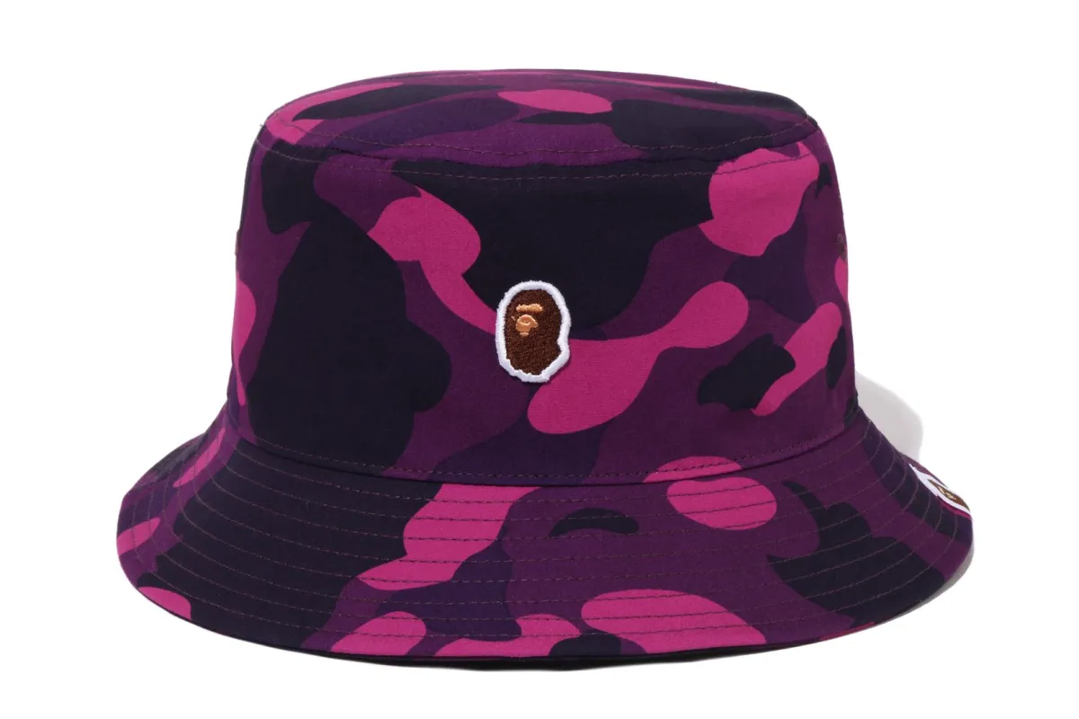 COLOR CAMO BUCKET HAT made by Bape
