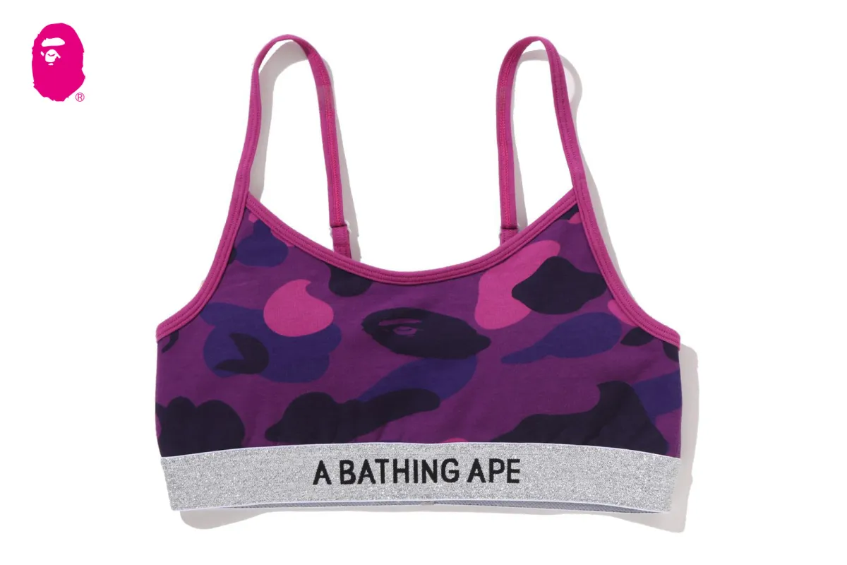 COLOR CAMO A BATHING APE SPORT BRA made by Bape