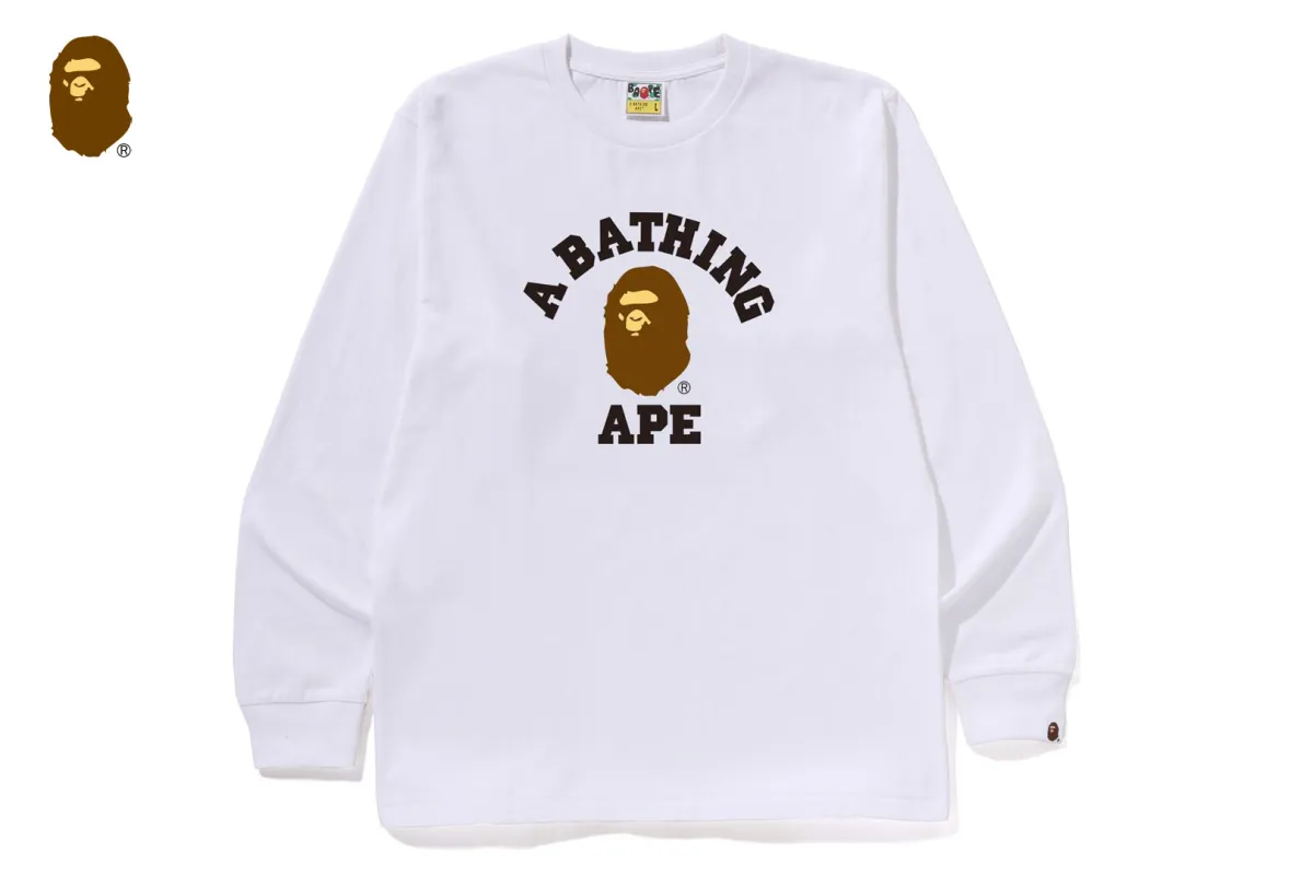 COLLEGE LS TEE made by Bape
