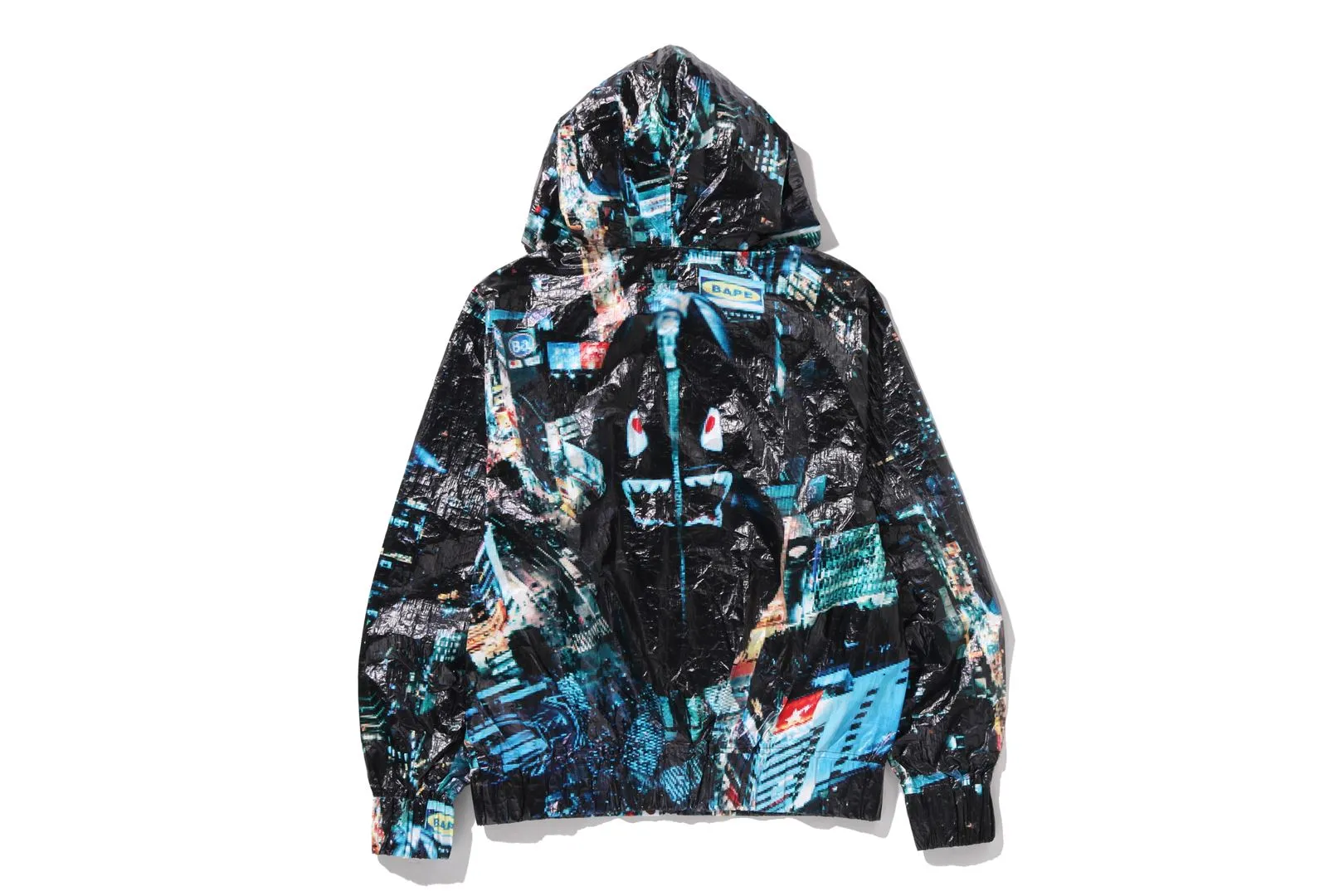 OVERALL PRINT CREASE HOODED JACKET sold by Bape product image thumbnail 2