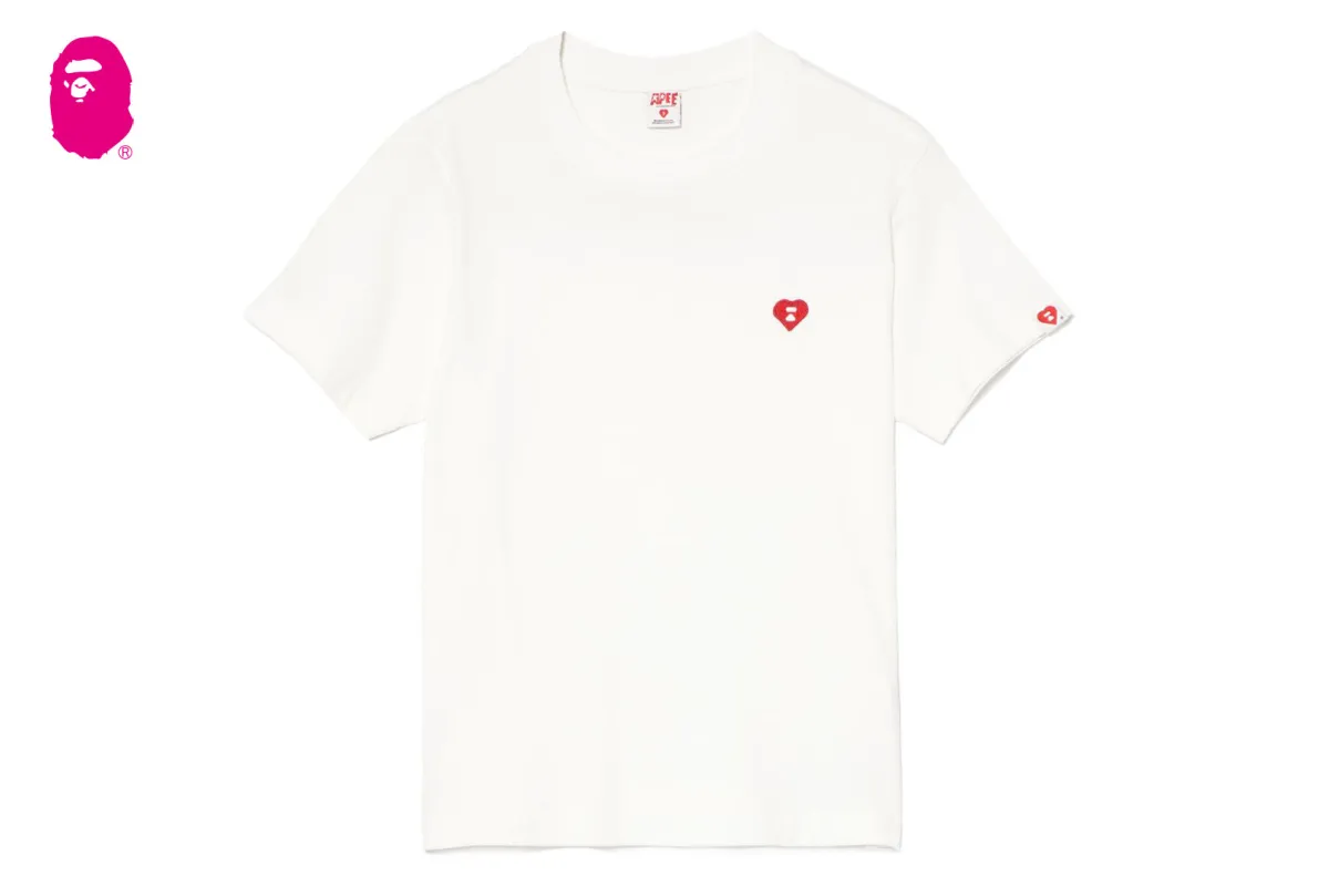 HEART BADGE TEE made by Bape