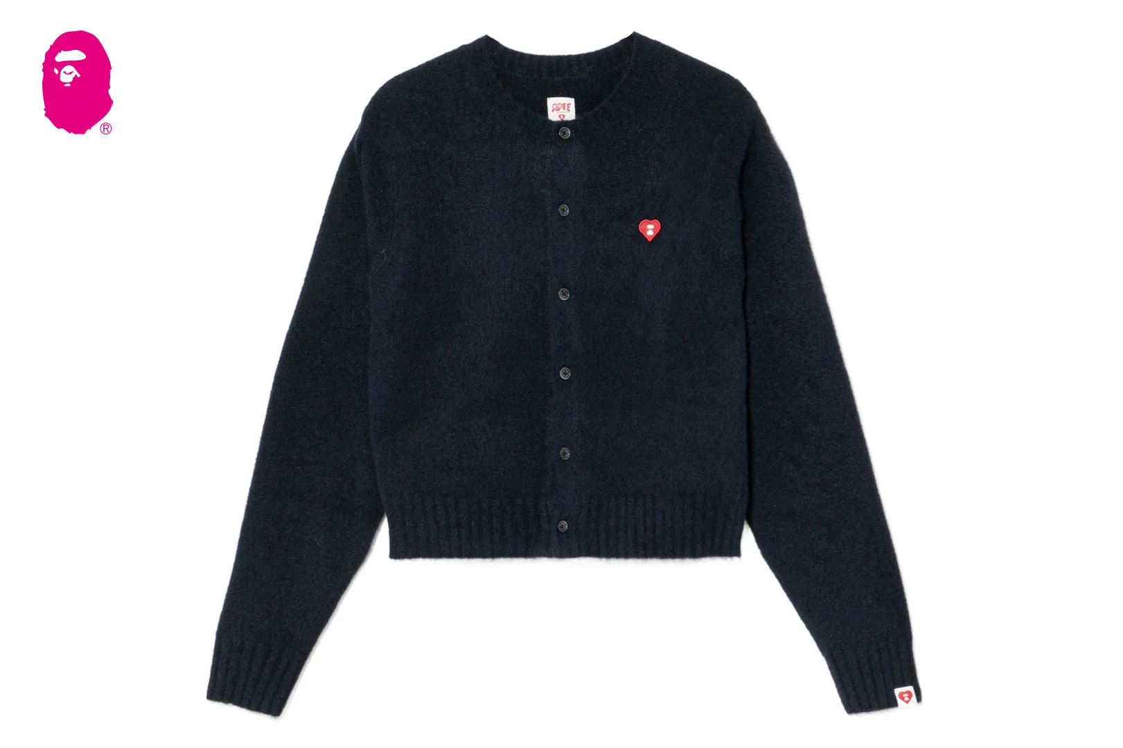 HEART BADGE CARDIGAN #2 sold by Bape product image thumbnail 4